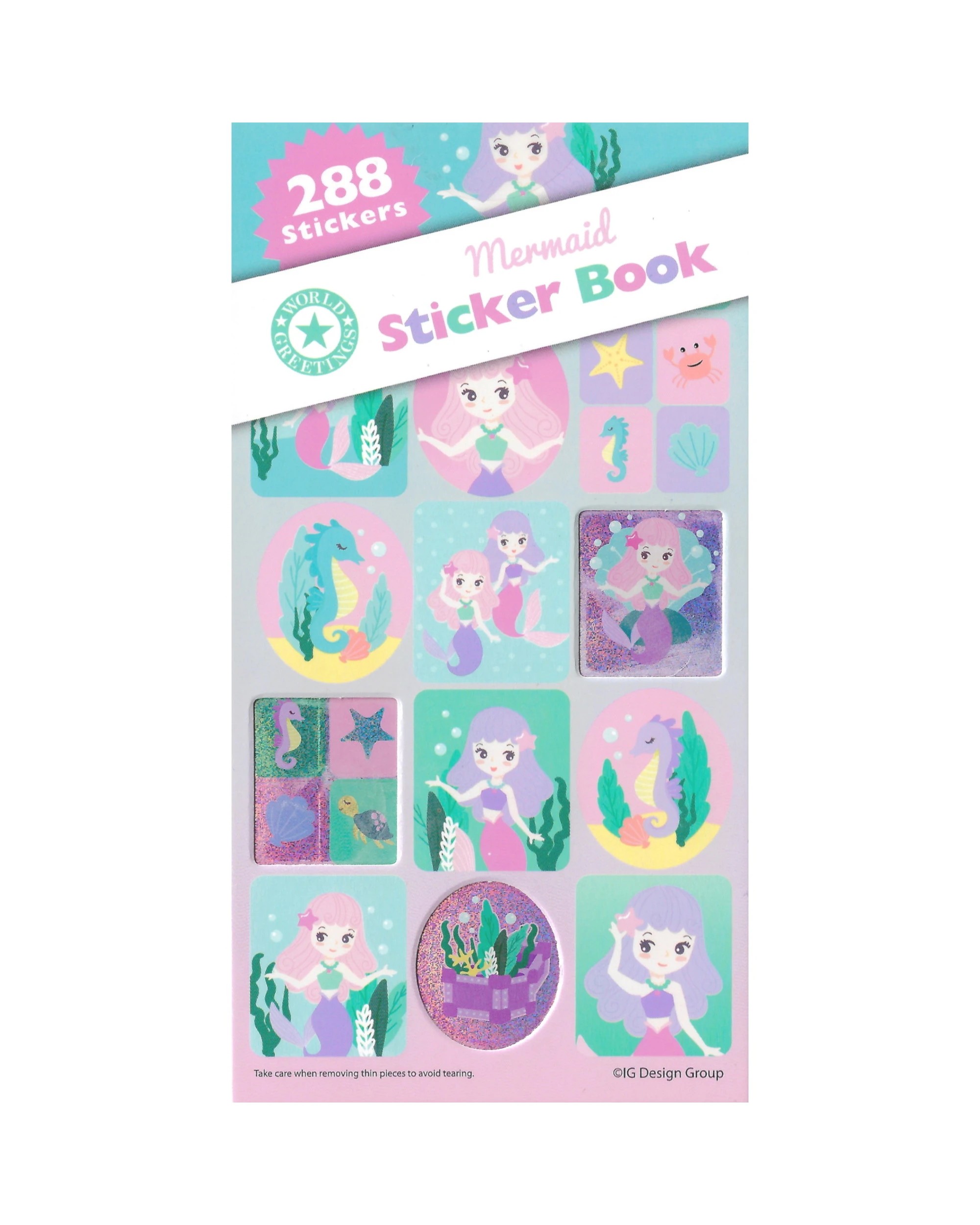 1 Artwrap Magical Mermaid Sticker Book 12 Sheets, 1 of 1