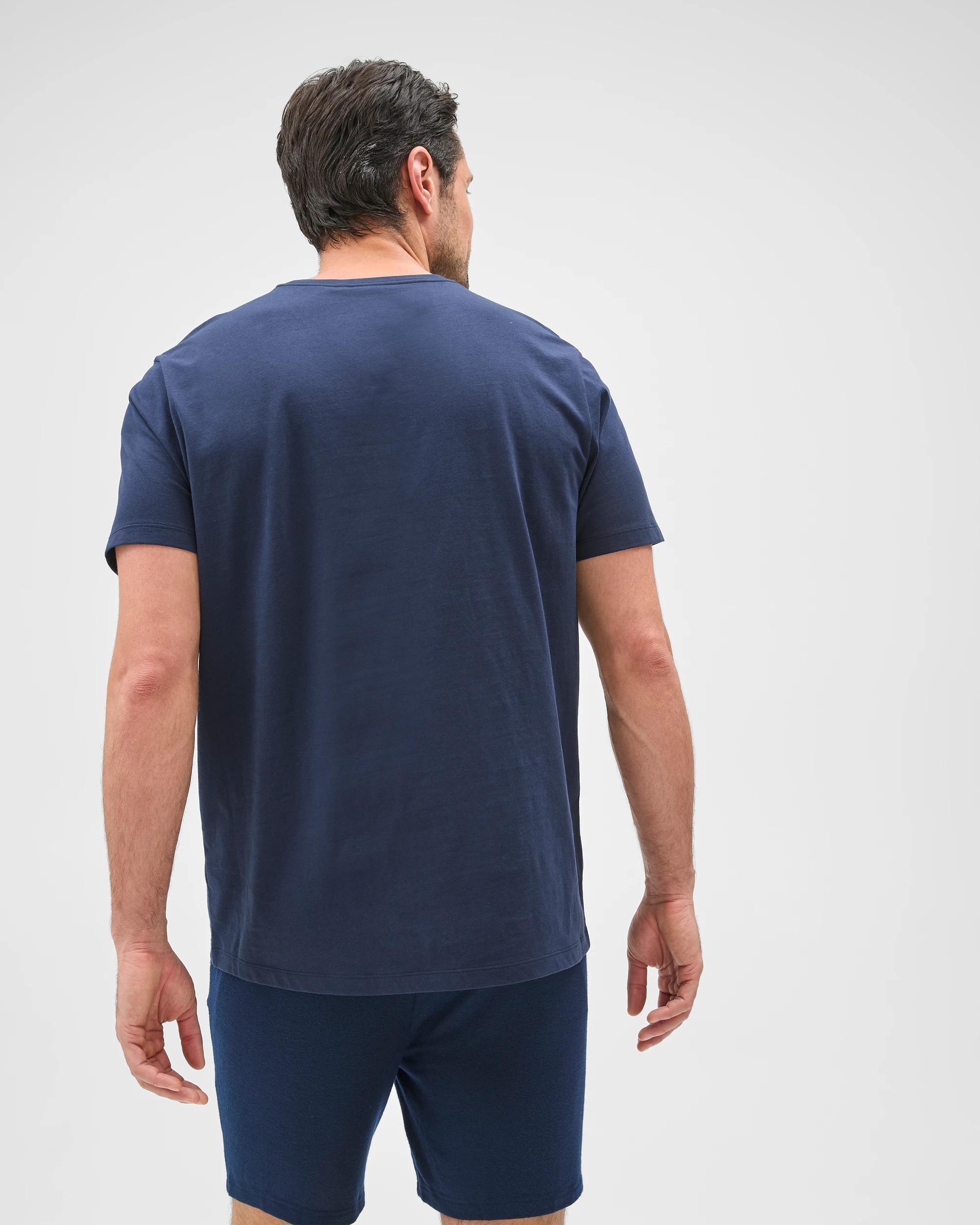 7 Maxx Australian Cotton Sleep T-Shirt BLUE NOT TODAY SLOTH, 7 of 7