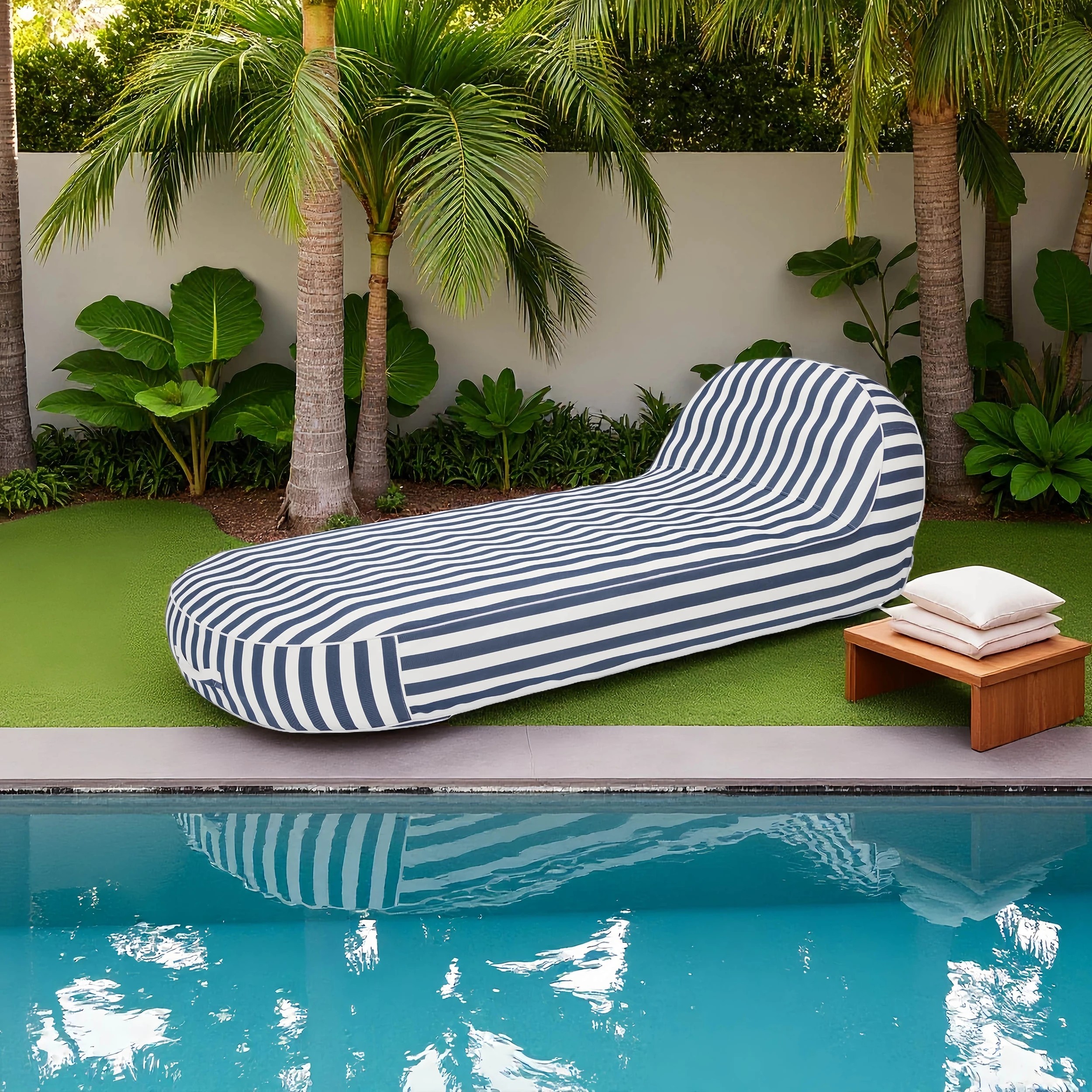 10 IHOMDEC Outdoor Waterproof Inflatable Lounge Chair - Blue, 10 of 10