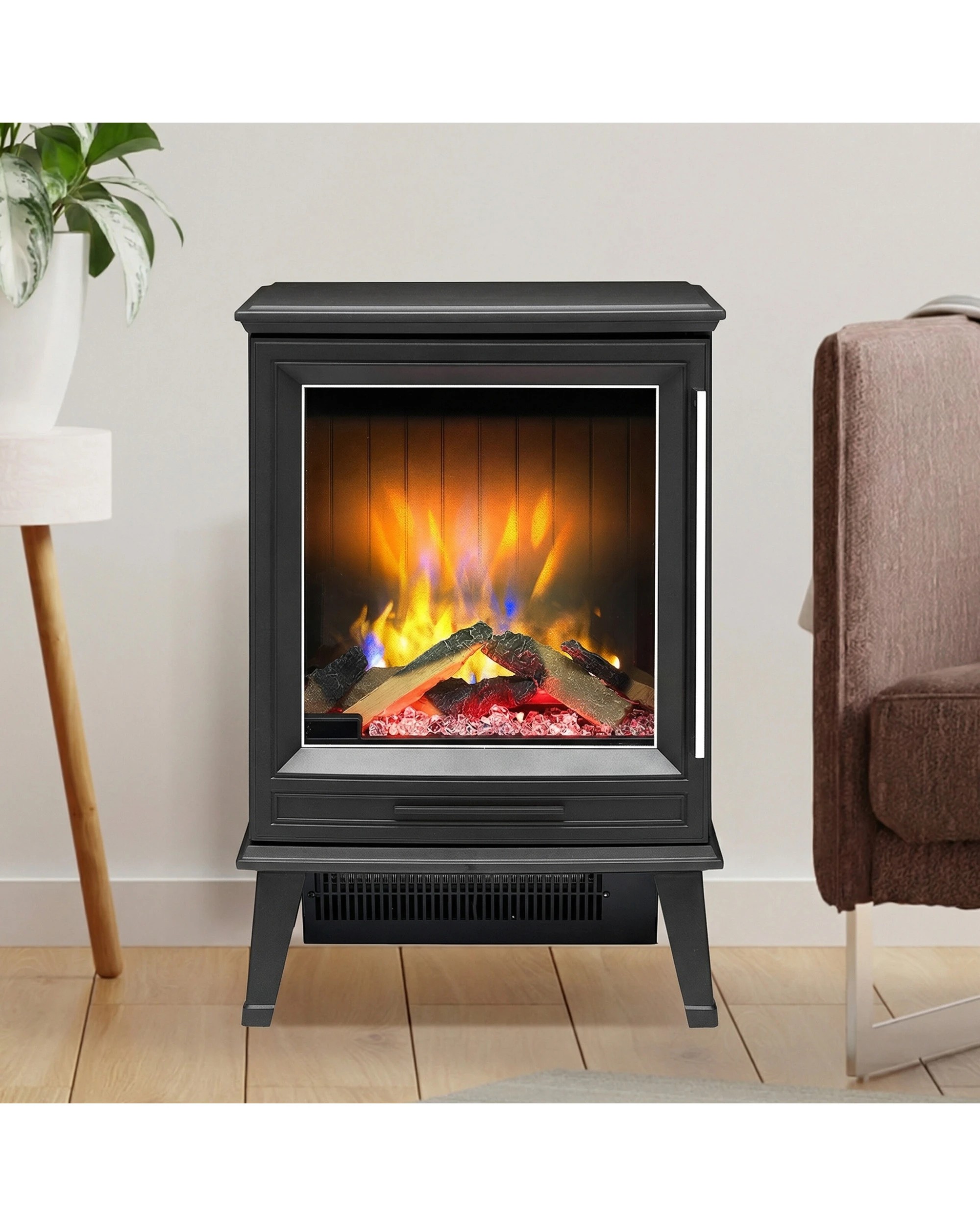 8 Dimplex Laverton Electric Fire Stove in 2kW - Black, 8 of 8