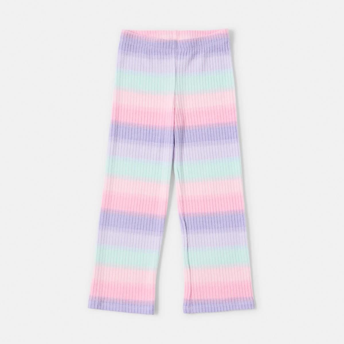 6 Wide Leg Brushed Leggings Stripes, 6 of 7