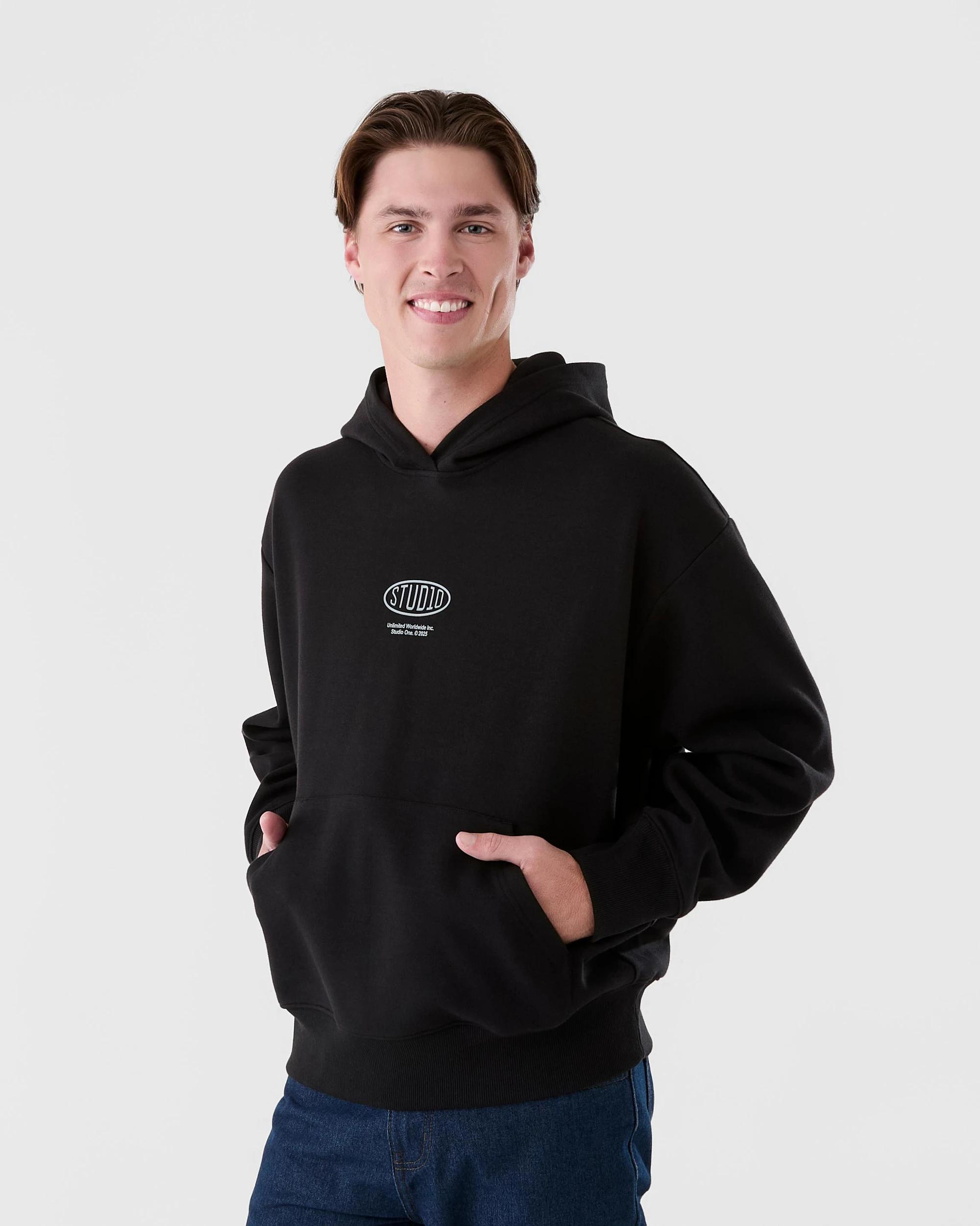 2 Interlock Hoodie Black, 2 of 9