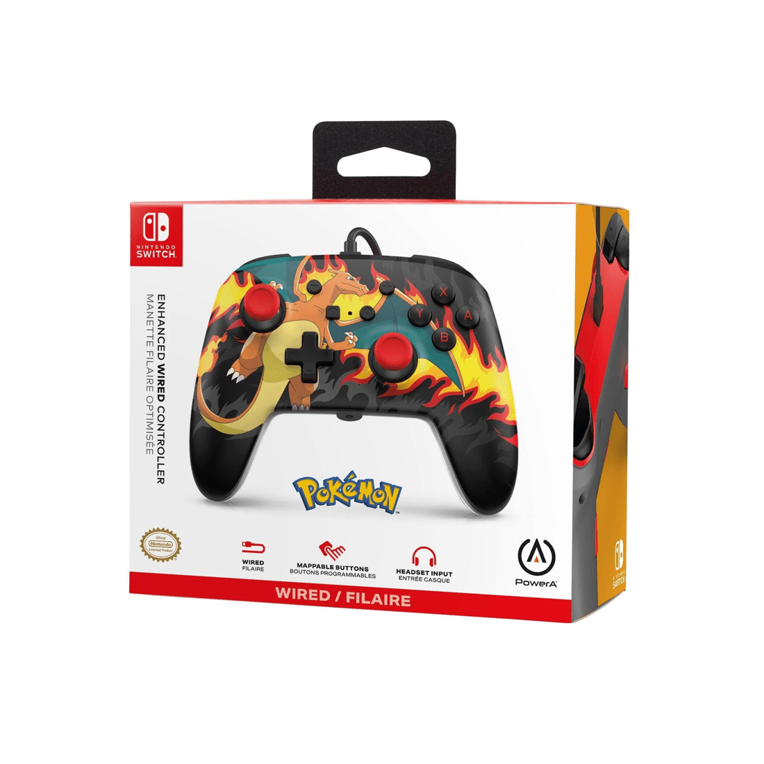 7 PowerA Enhanced Wired Controller for Nintendo Switch - Charizard Firestorm, 7 of 7