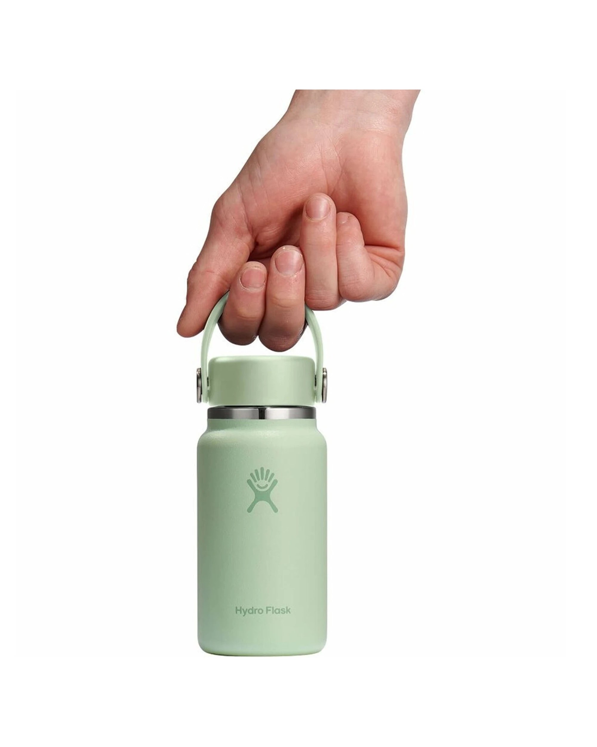 3 Hydro Flask Micro Bottle Double Wall Vacuum Insulated Leakproof Portable Aloe 200ml - Green, 3 of 3