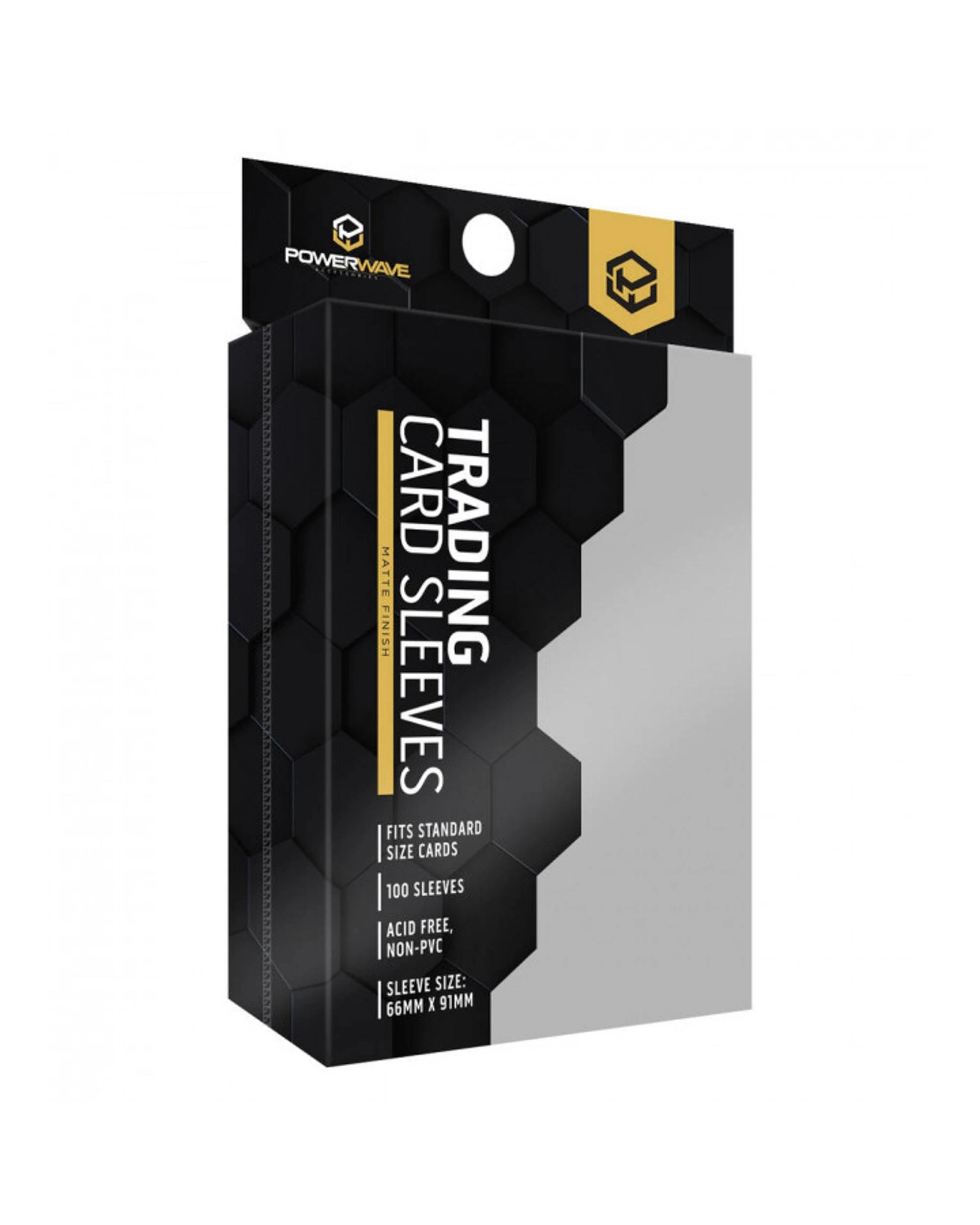 1 Powerwave Matte Clear Card Sleeves 100 Pack - Clear, 1 of 2