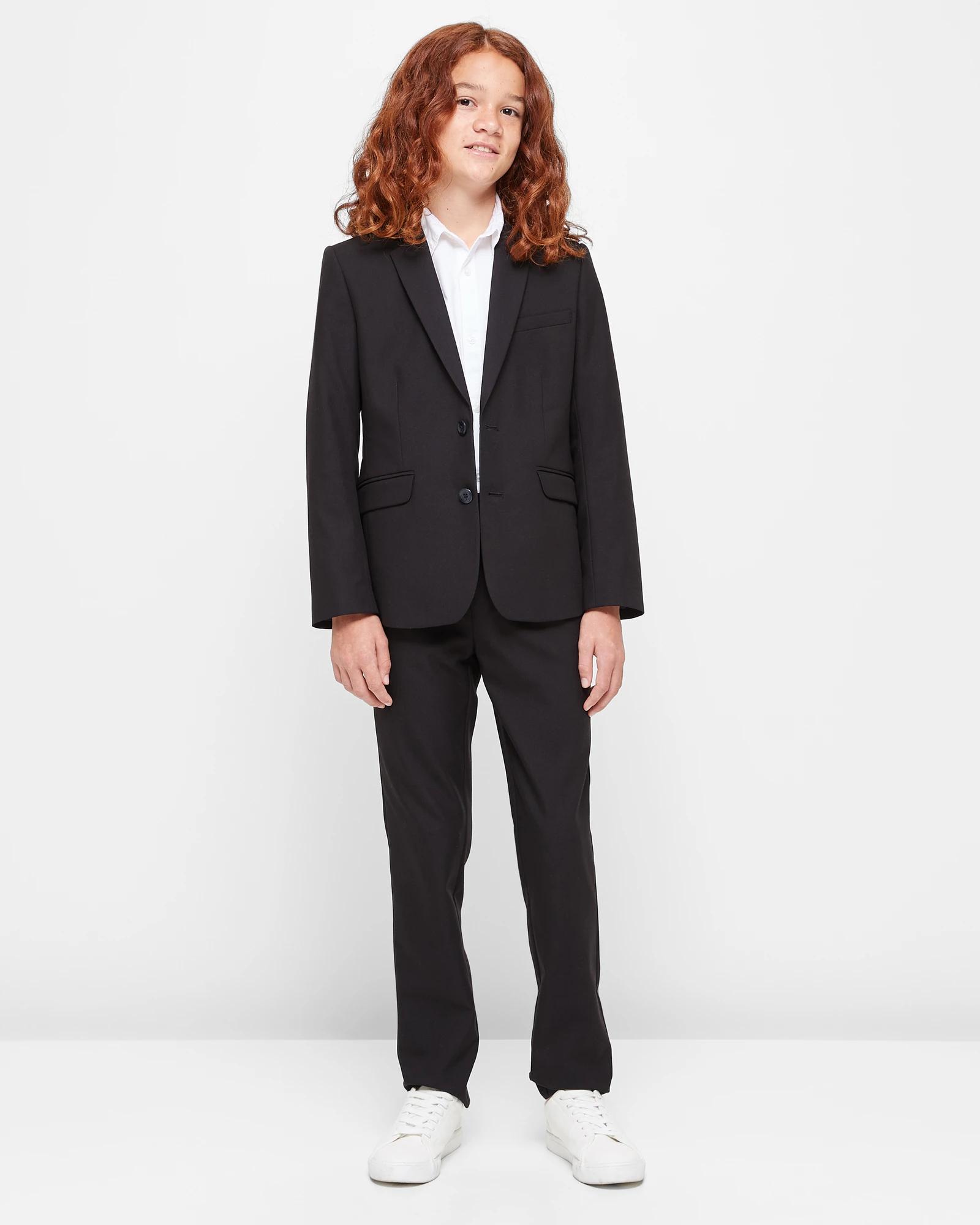 2 Target Youth Boys Suiting Jacket BLACK, 2 of 5
