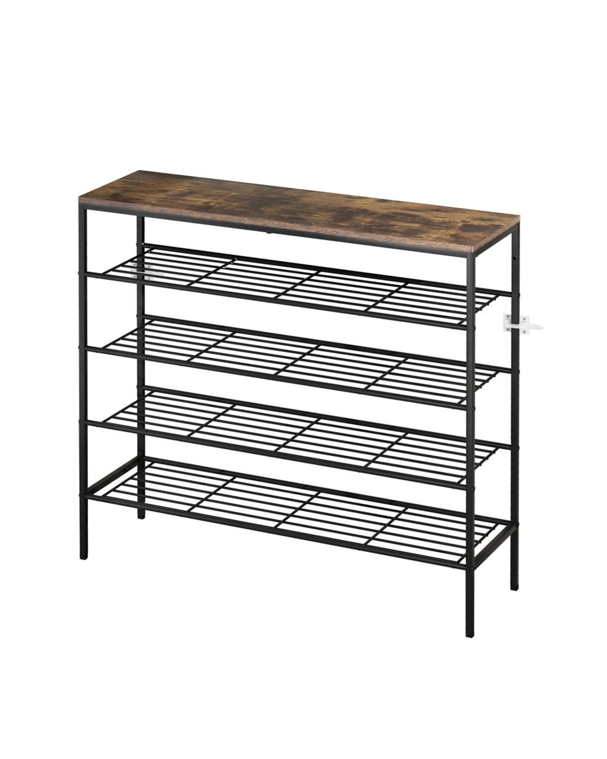 1 Artiss Shoe Rack 5-tier 25 Pairs - Black, 1 of 8