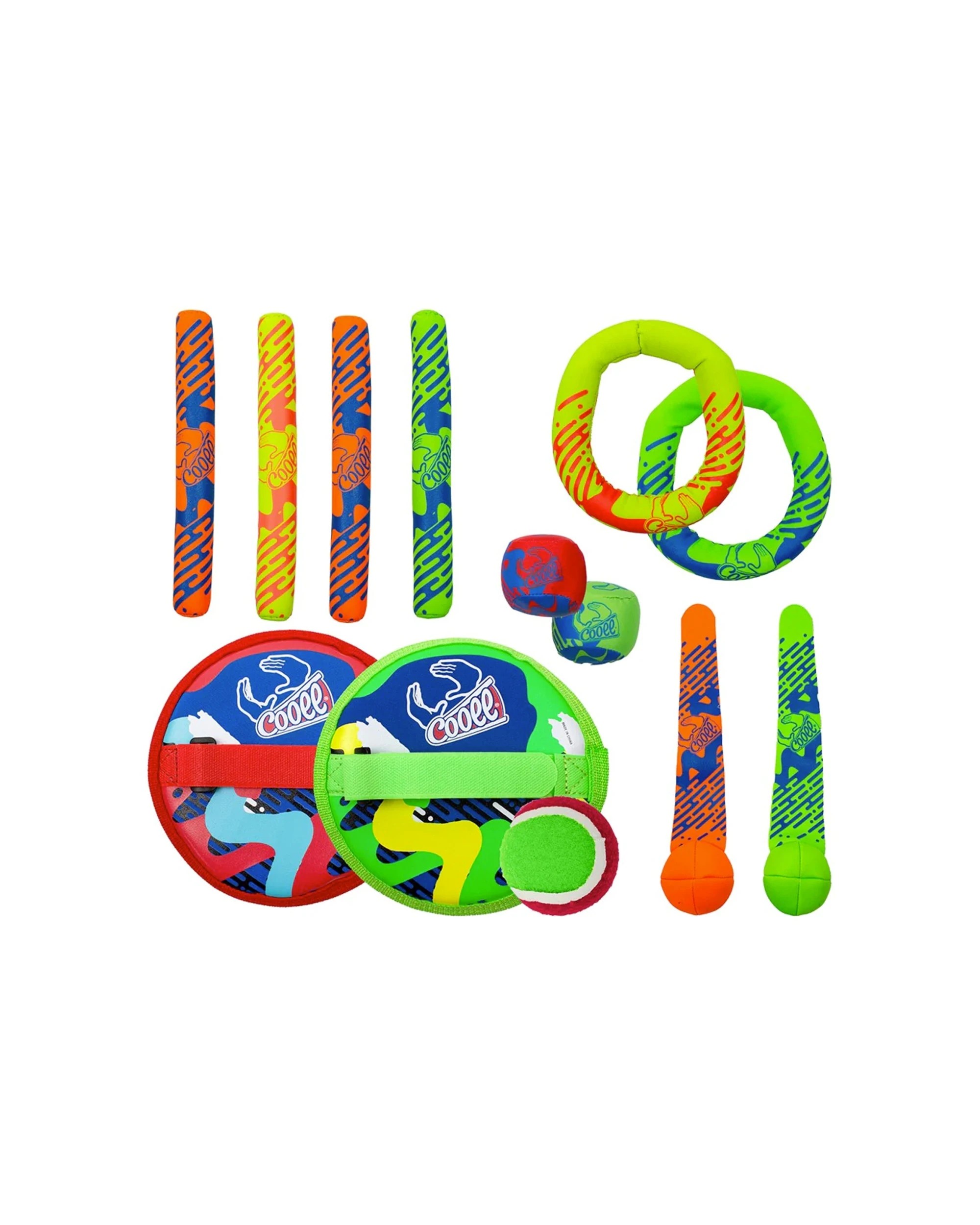 1 Cooee 11pc Neoprene Mega Pool Ball Stick Ring Game Dive Pack Kids - Multi, 1 of 5