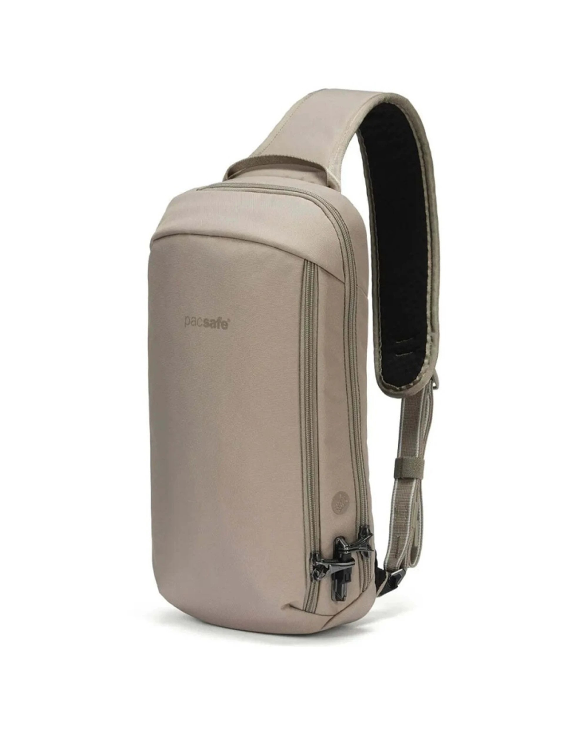 1 Pacsafe V Tech Anti-Theft RFID Blocking Slashguard Sling Pack 10L Secure - Brown, 1 of 7