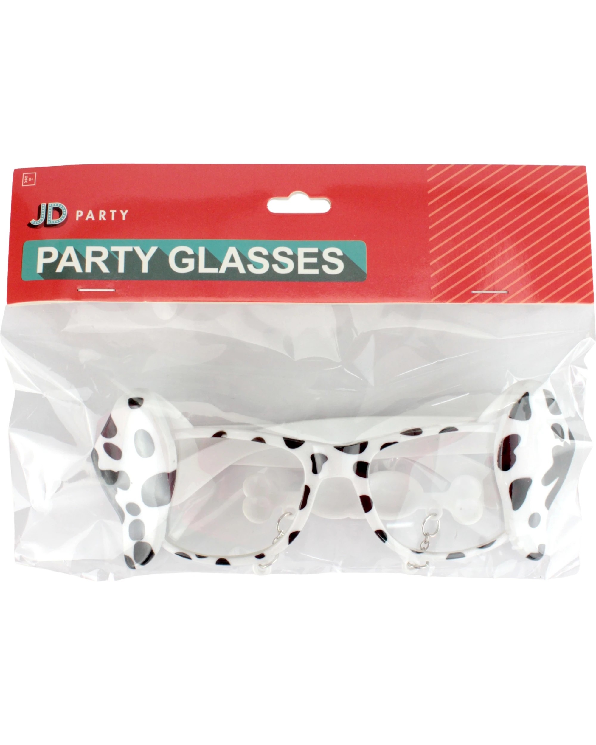 2 JD Party Dalmatian Novelty Party Glasses - One Size - Pattern, 2 of 3