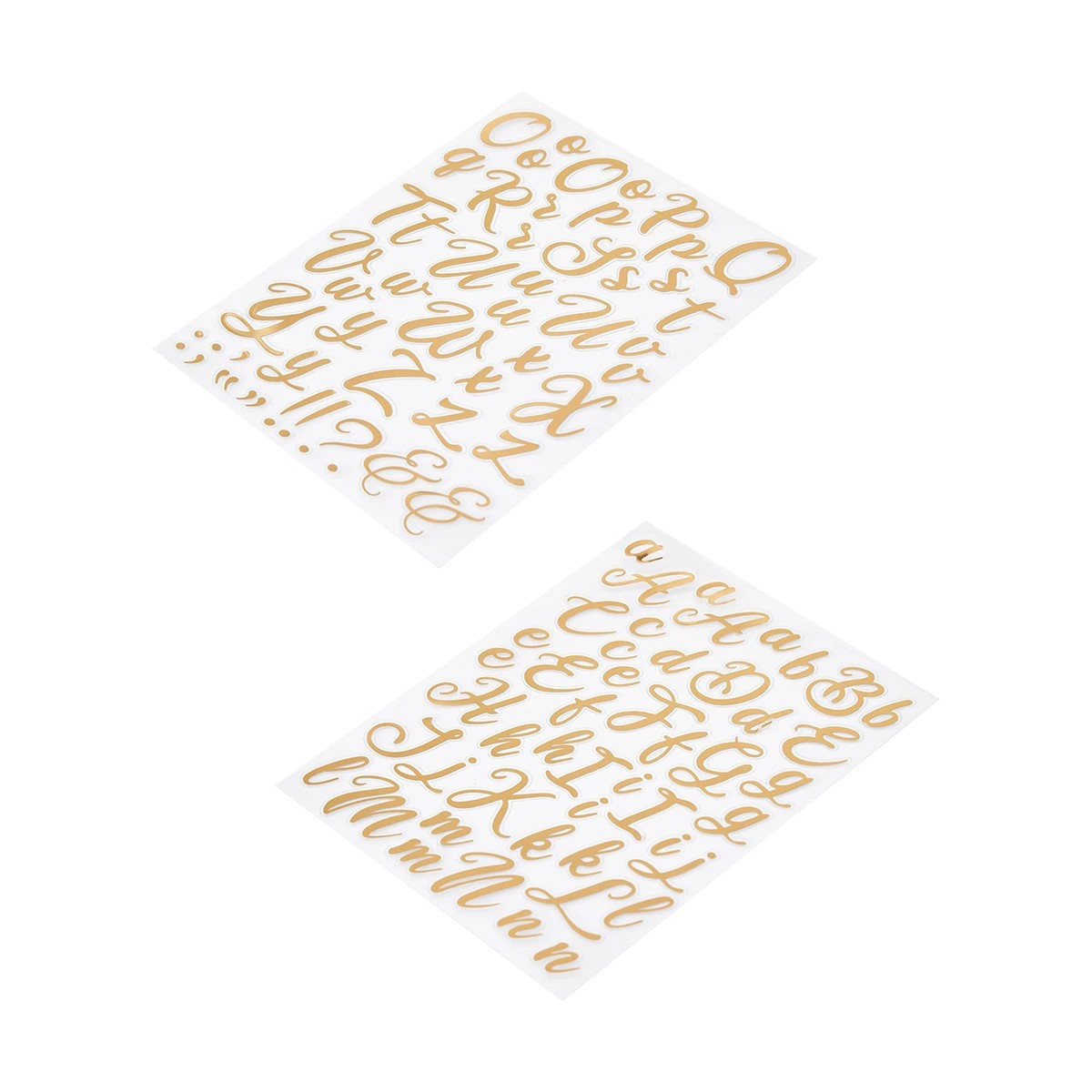 4 Alphabet Stickers - Gold Look, 4 of 6