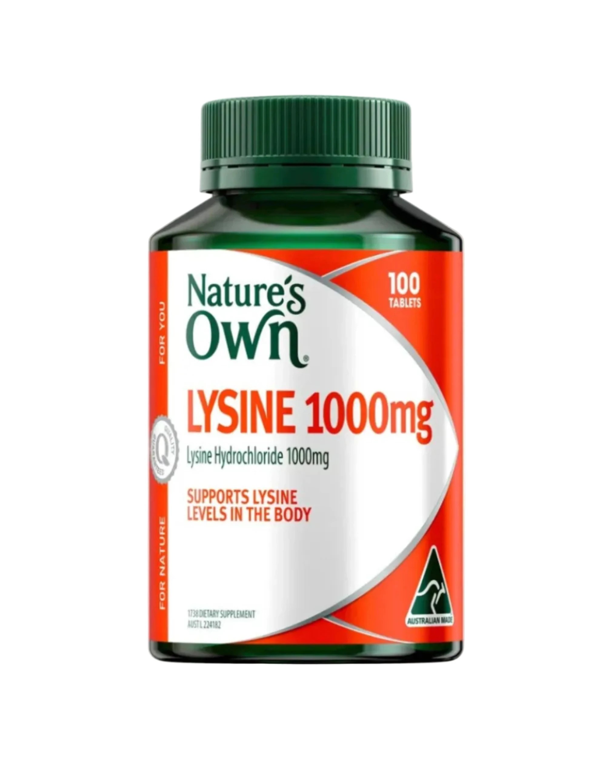 1 Nature's Own 100pc Double Strength Cold Sore Relief Supplement Tablets, 1 of 3