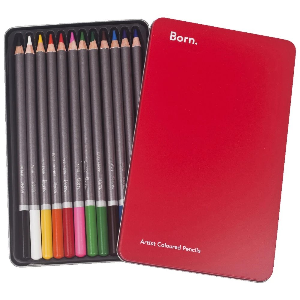4 Born Coloured Pencils 12 Pack, 4 of 6
