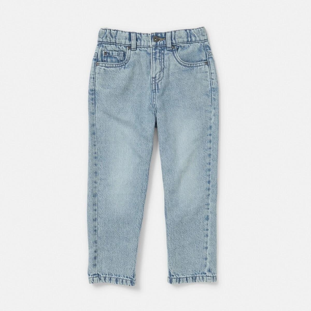 7 Straight Leg Denim Jeans MID WASH, 7 of 8
