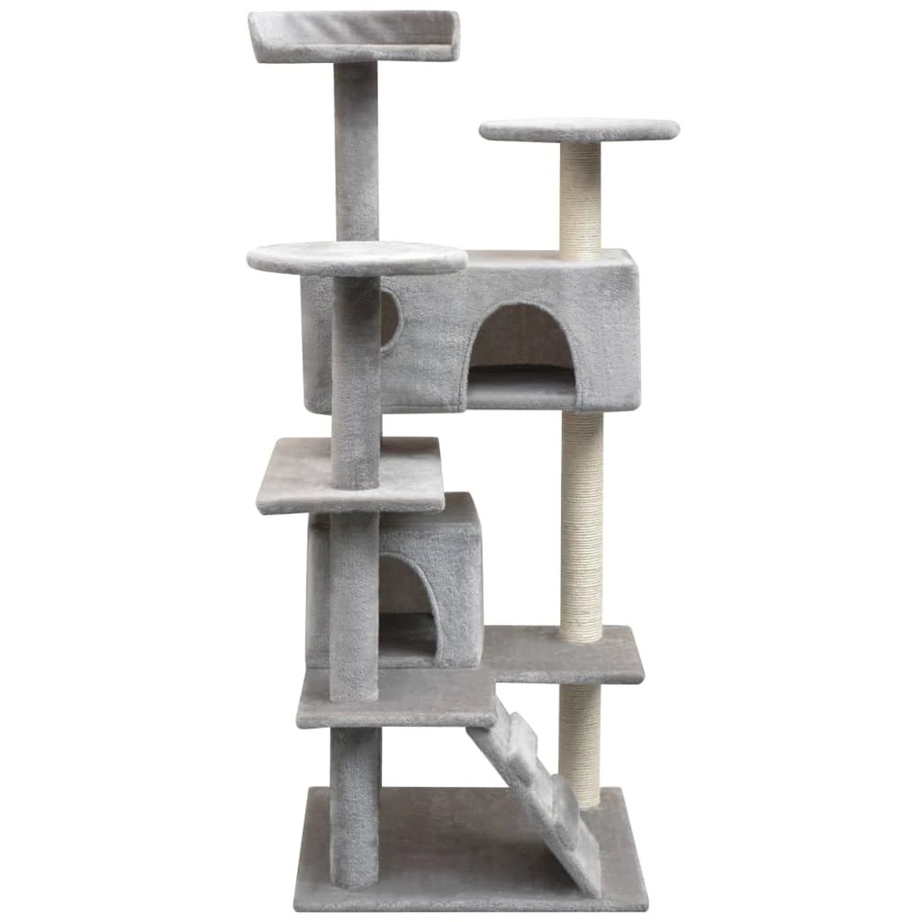 1 Vidaxl Cat Tree With Sisal Scratching Posts - Grey, 1 of 3