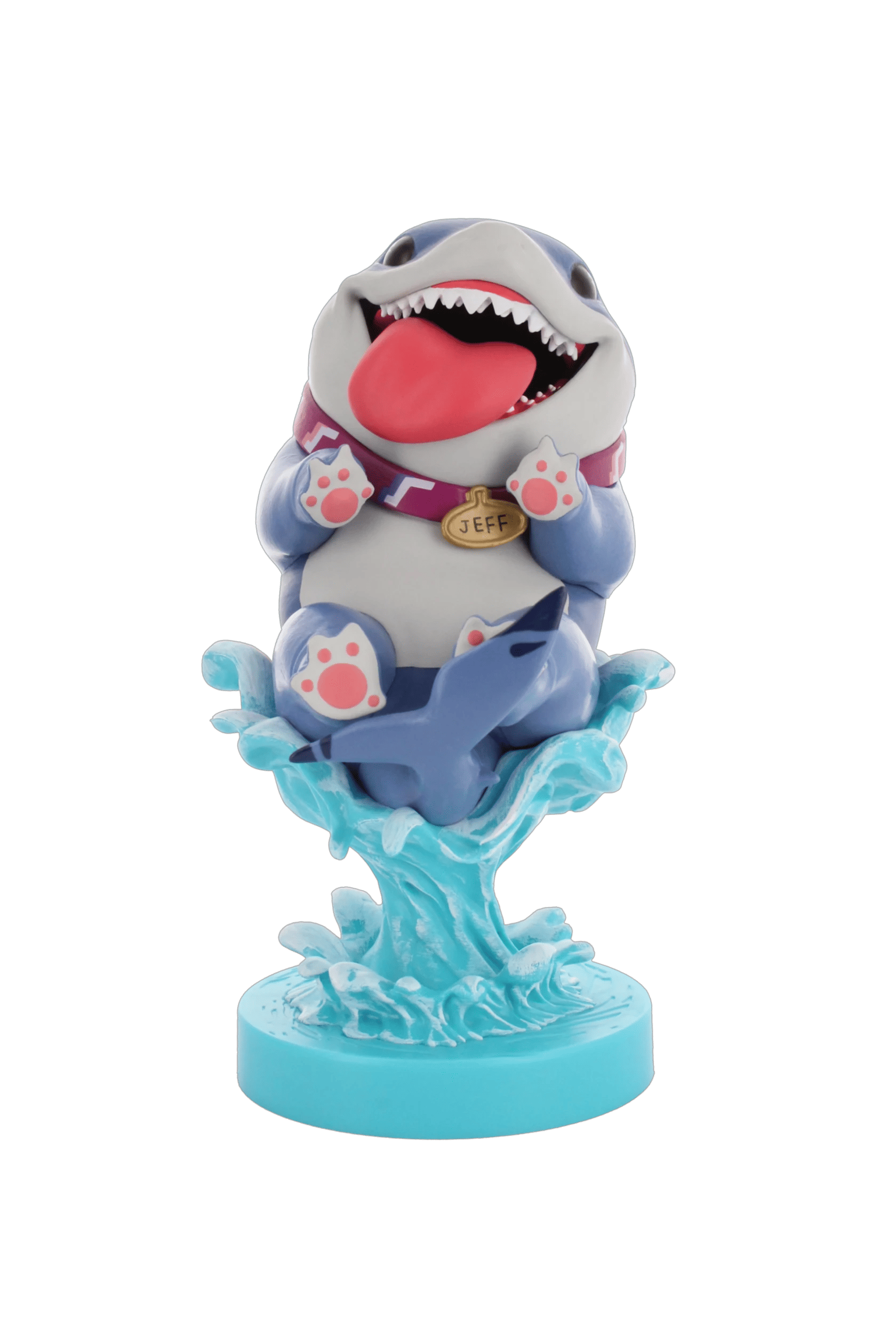 1 Cable Guys Controller Holder - Marvel Rivals: Jeff the Land Shark - Blue, 1 of 5