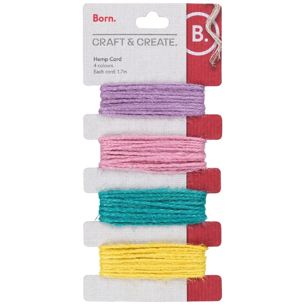 1 Born Hemp Cord Pastel 4 Pack, 1 of 1