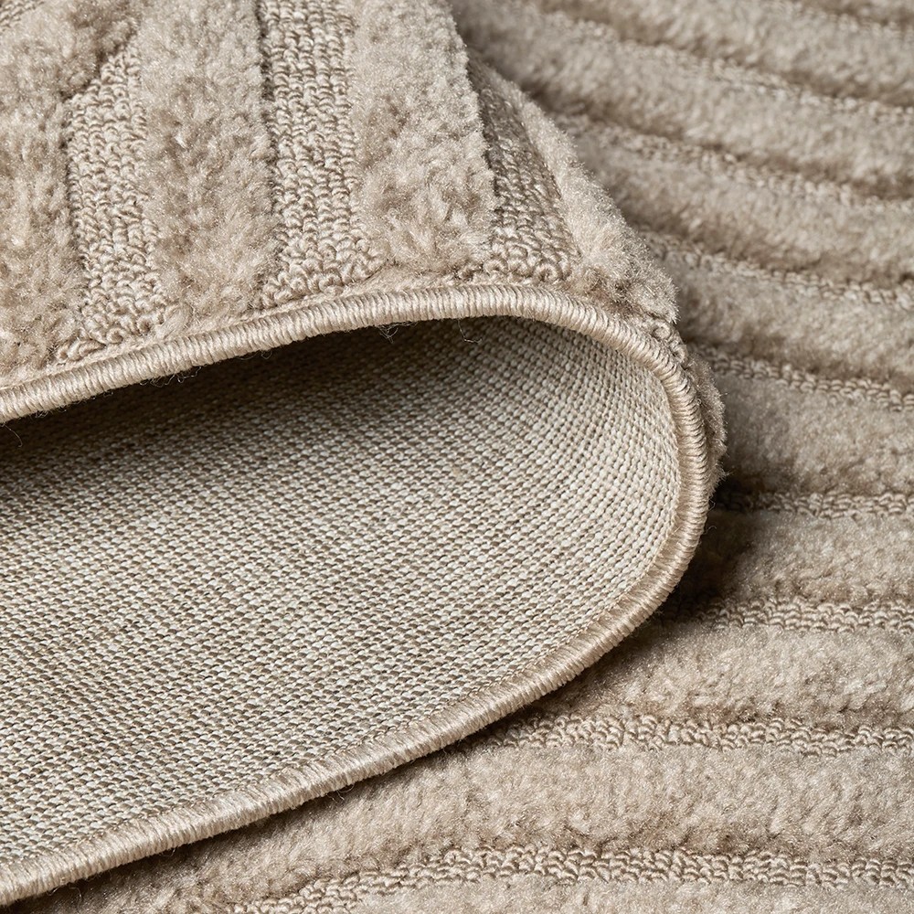 6 Common Ground Rugs Sanctuary Zina 400x300cm - Extra Extra Large Power Loomed Floor Rug - Beige, 6 of 7