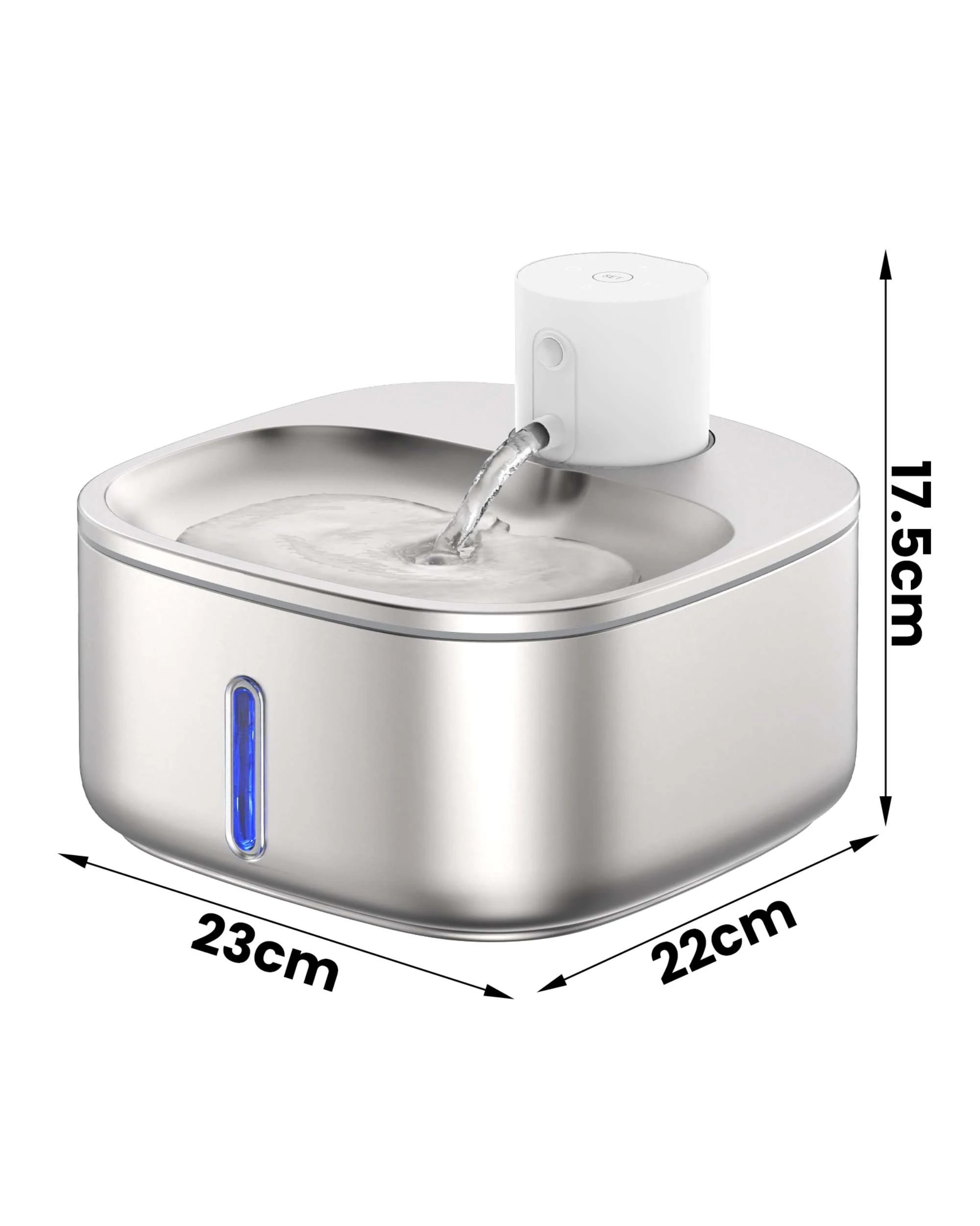 9 Advwin 3.2L Pet Water Fountain Stainless, 9 of 9