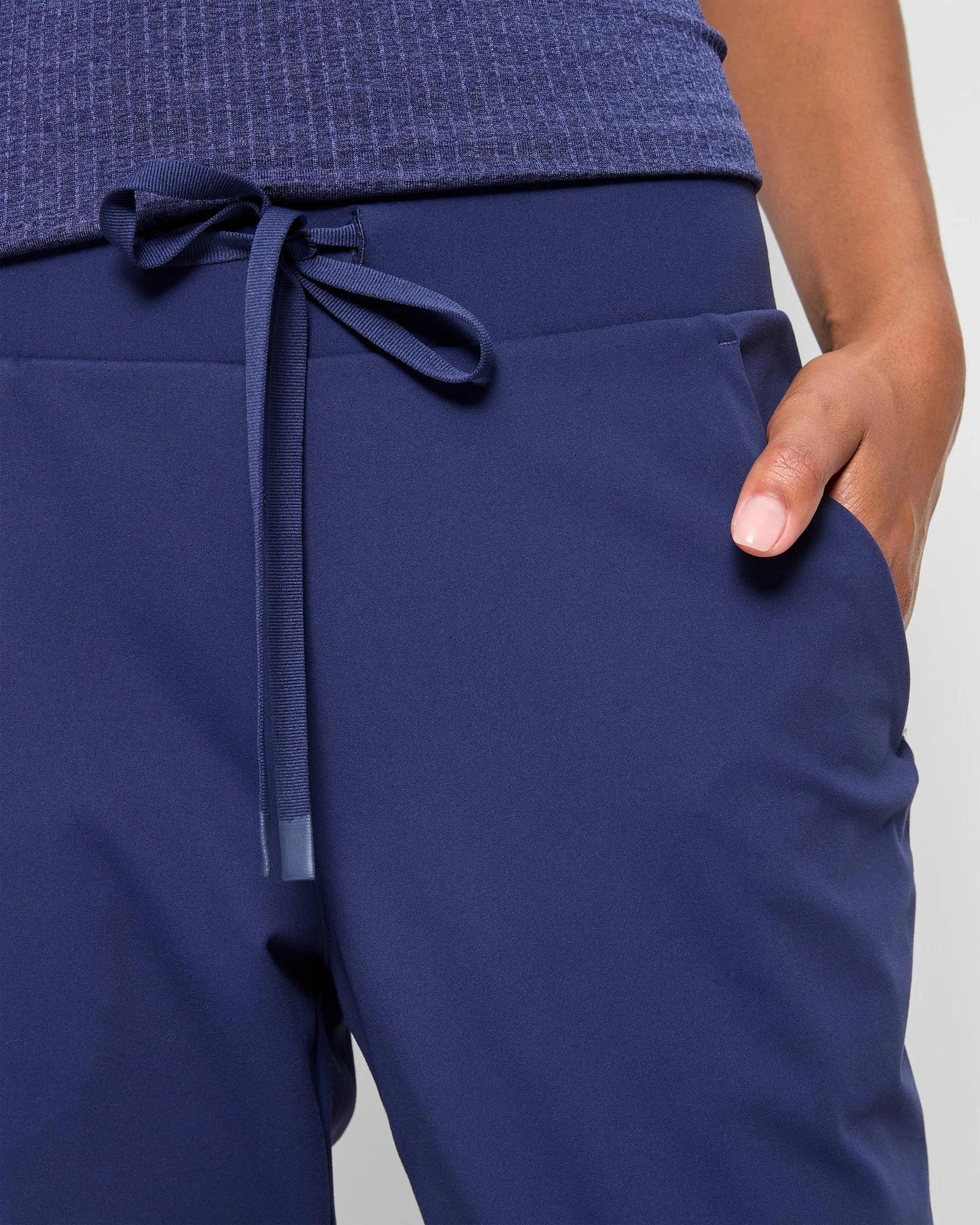 5 Target Active Studio Soft Travel Pants NAVY BLUE, 5 of 5