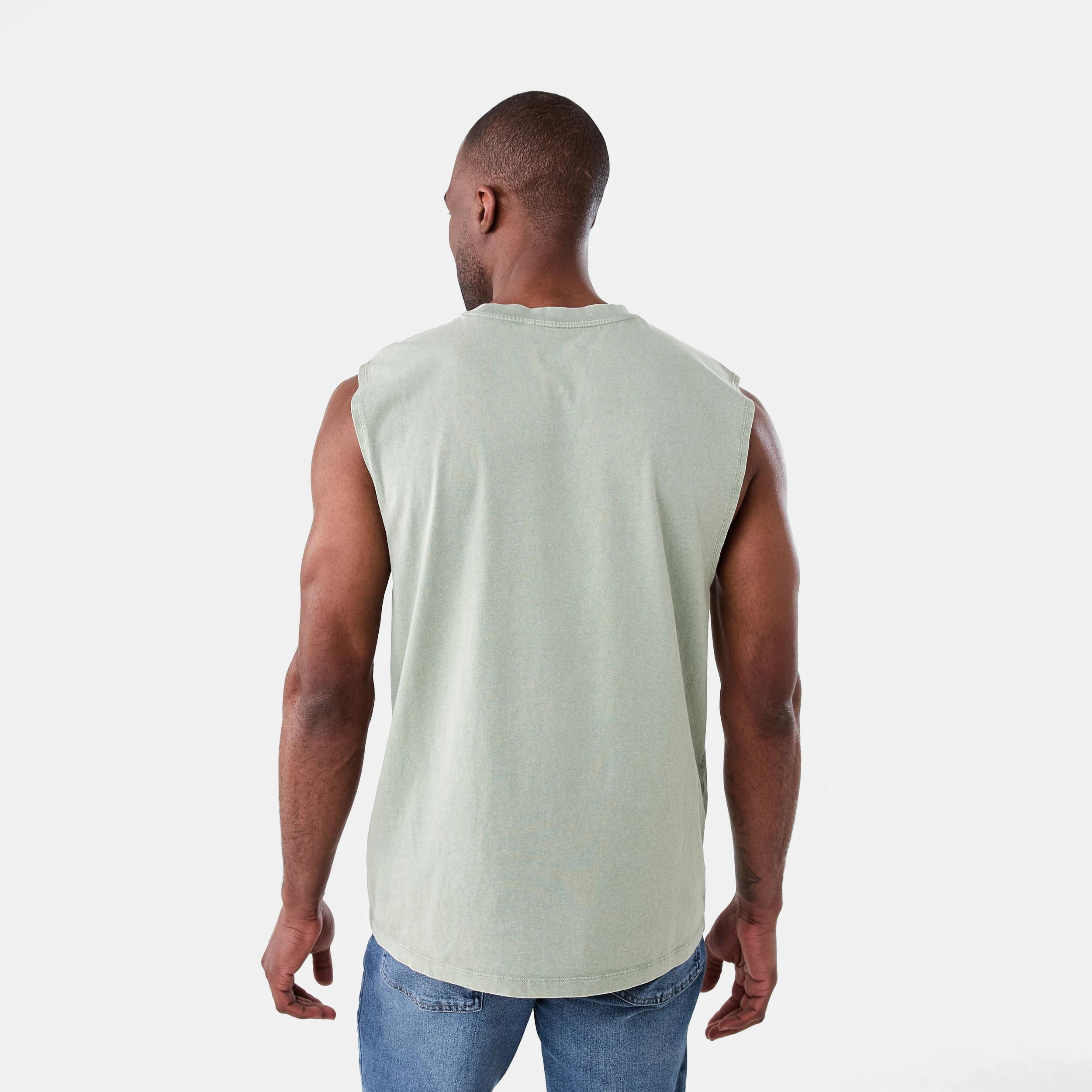 3 Oversized Washed Muscle LILY PAD, 3 of 5