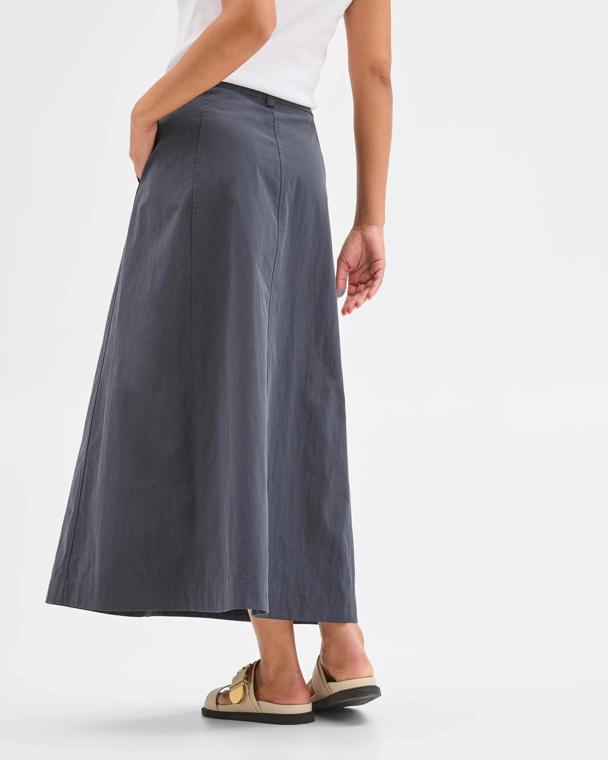 4 Target Australian Cotton Blend A-Line Maxi Skirt GRAPHITE, 4 of 6