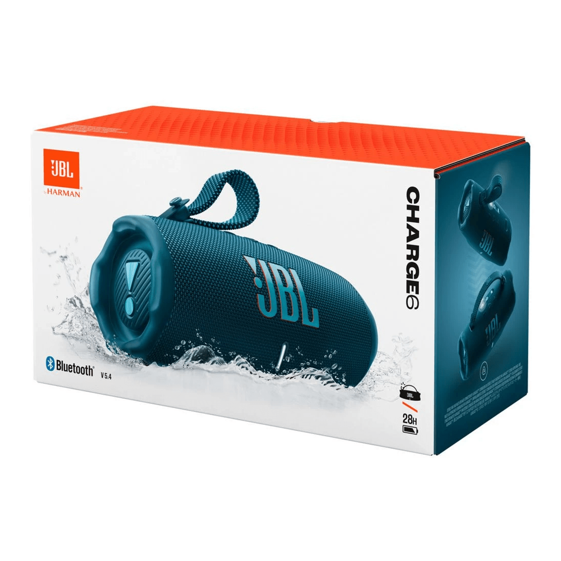 7 JBL Charge 6 Bluetooth Speaker Blue, 7 of 8