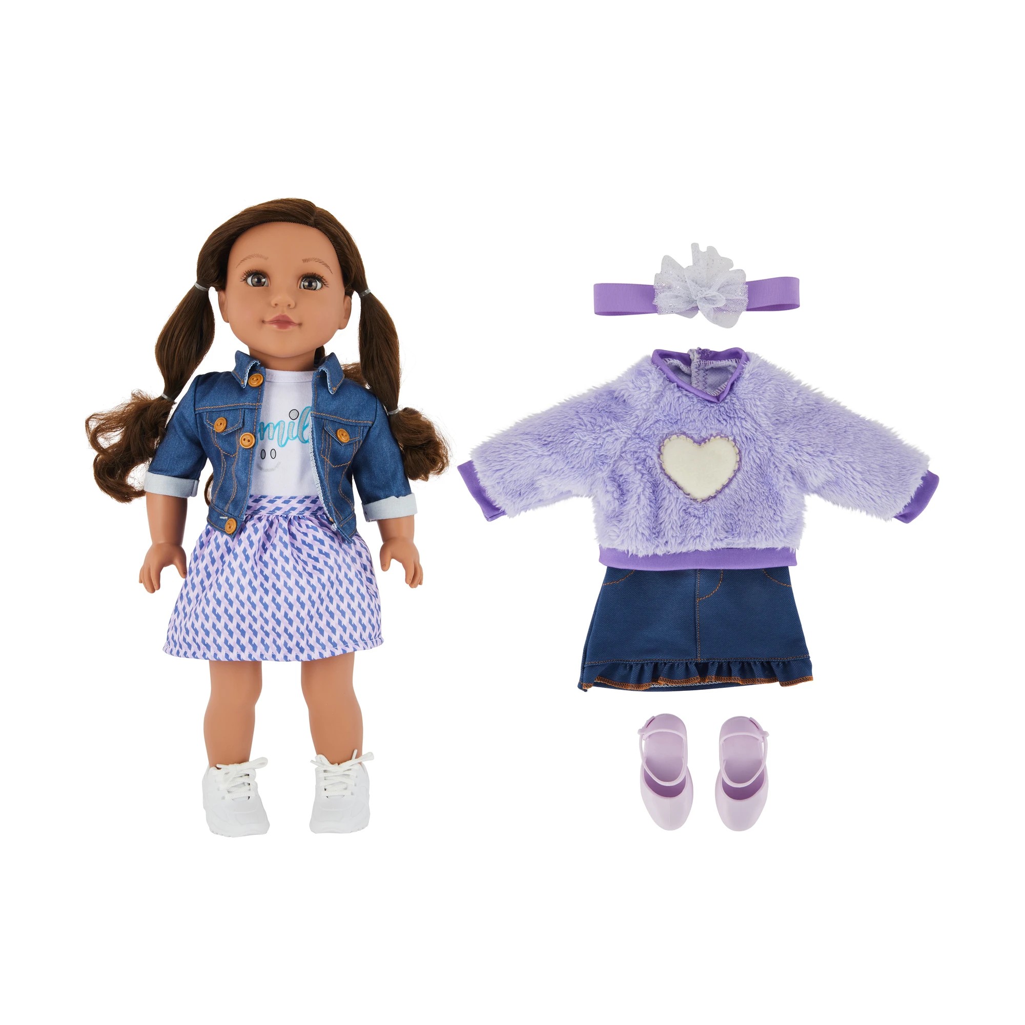 2 45cm Enchanted Dreams Doll and Fashion Playset - Purple, 2 of 8