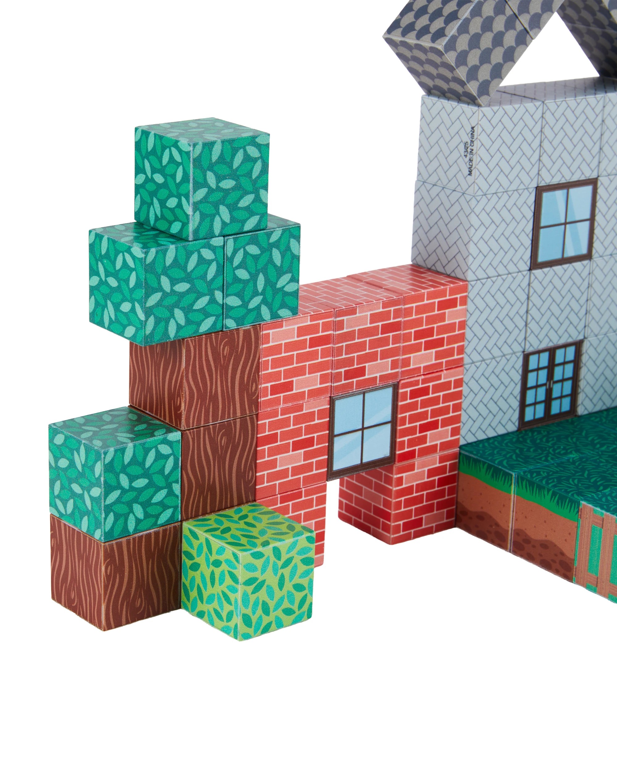 4 100 Piece Magnetic House Building Blocks, 4 of 7