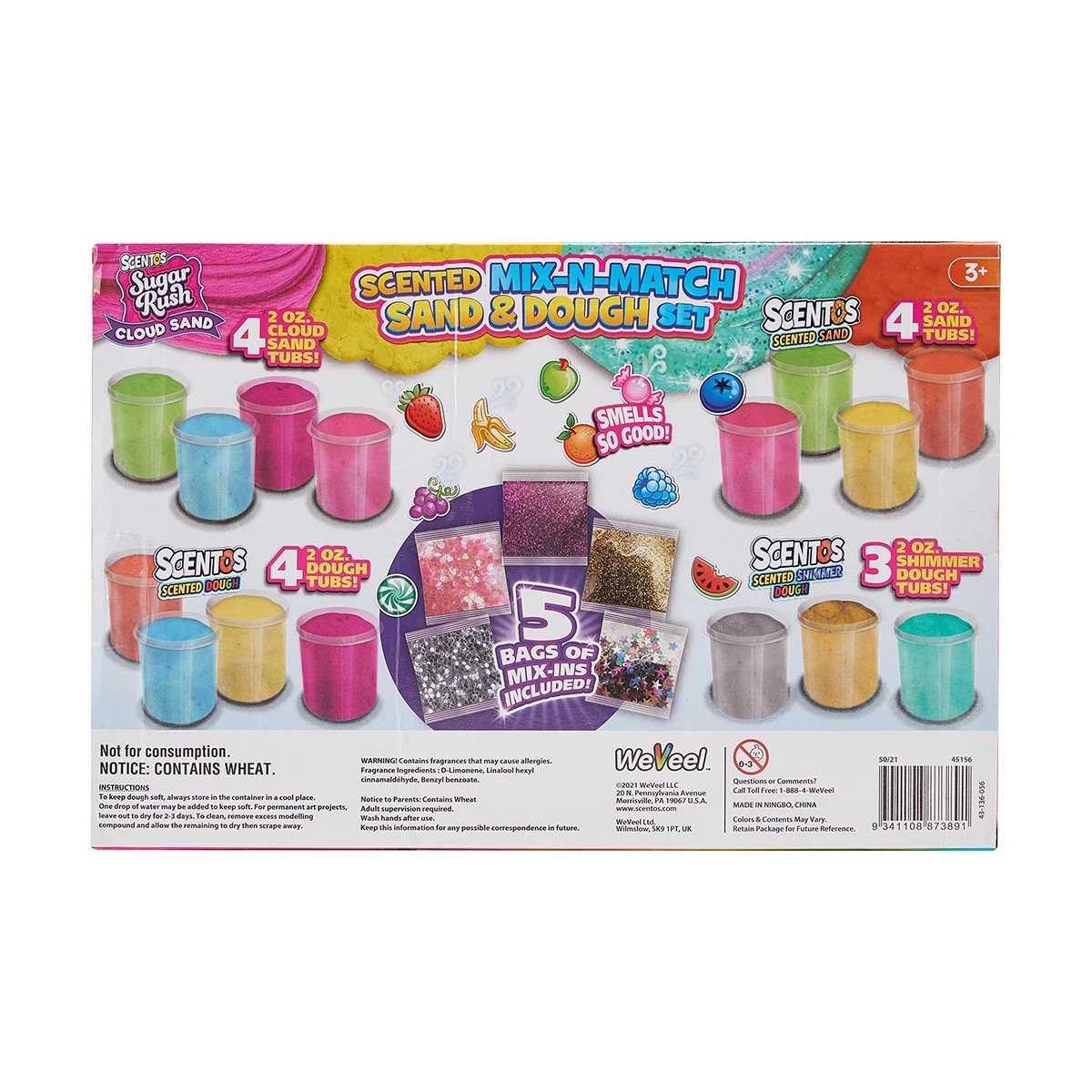 8 Scentos Scented Mix-N-Match Sand & Dough Set, 8 of 8