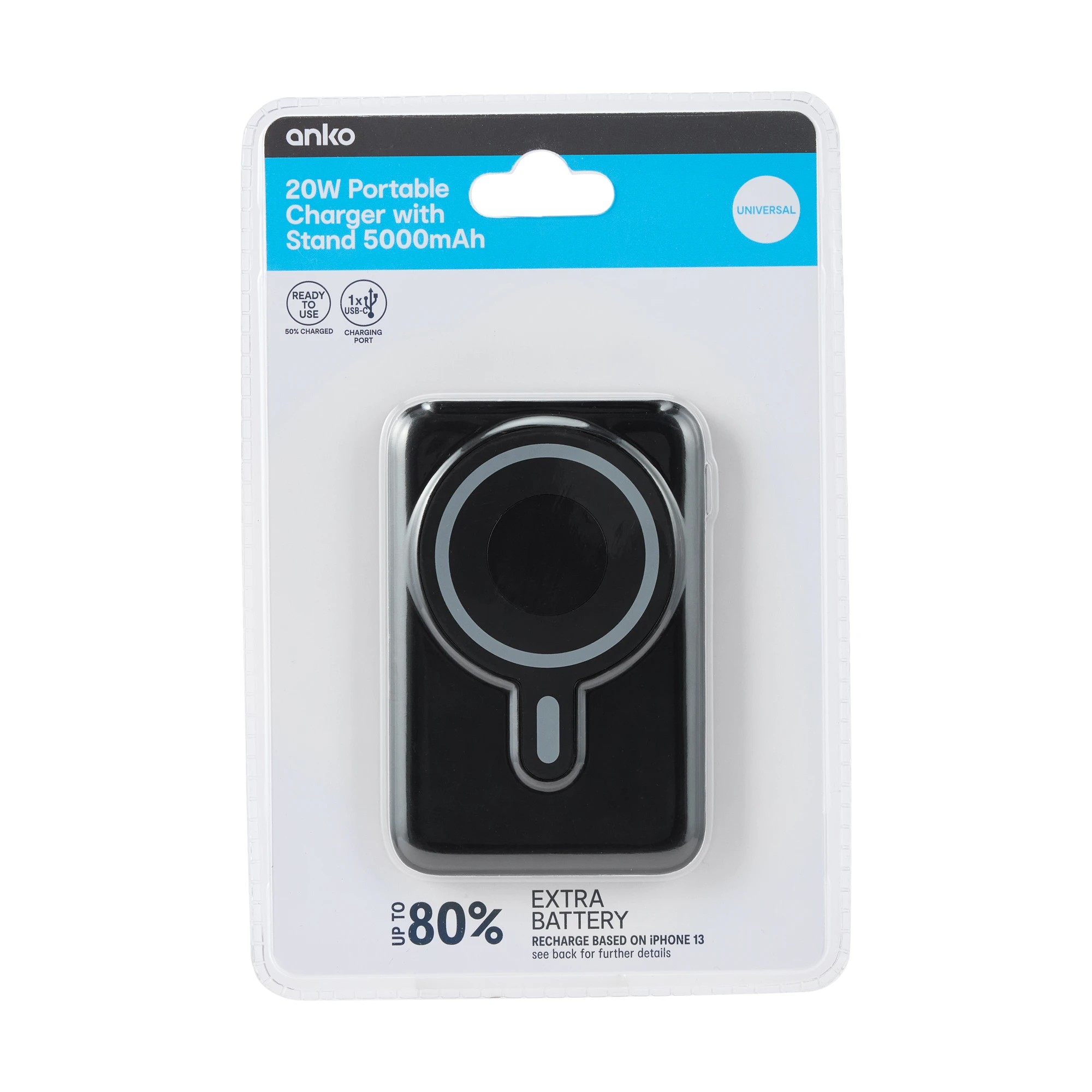 9 5000mAh Portable Charger with Stand, 9 of 10