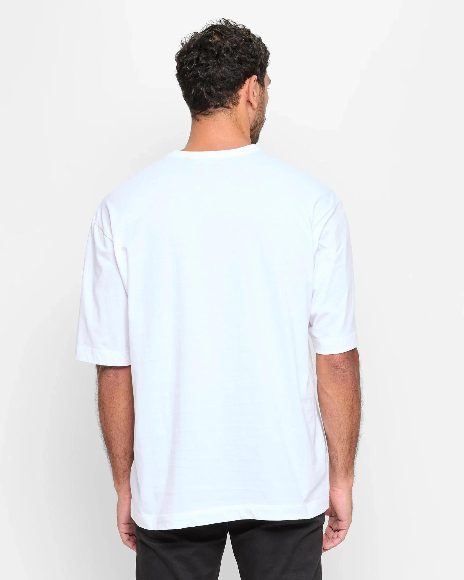 4 Target Australian Cotton Oversized T-Shirt WHITE, 4 of 5