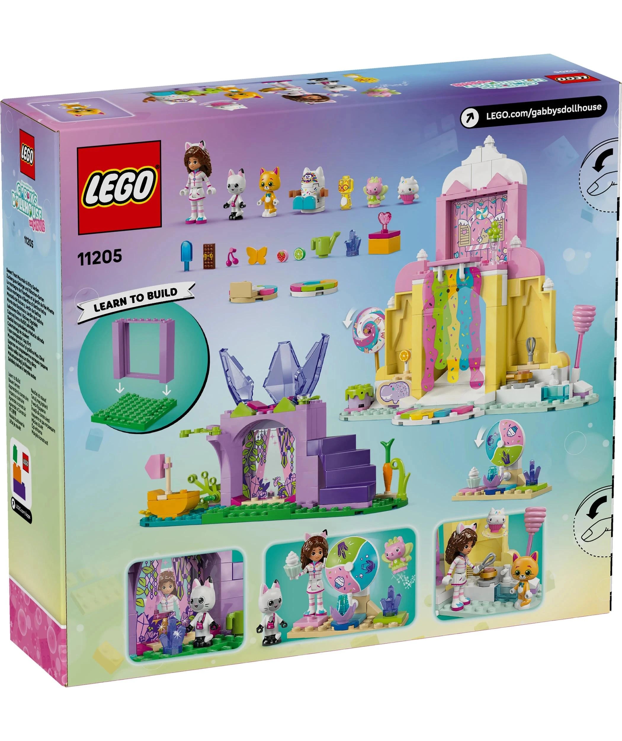 10 LEGO® Gabby's Dollhouse Sweet Treat Mountain & Kitty Garden 11205 - Multi, 10 of 10
