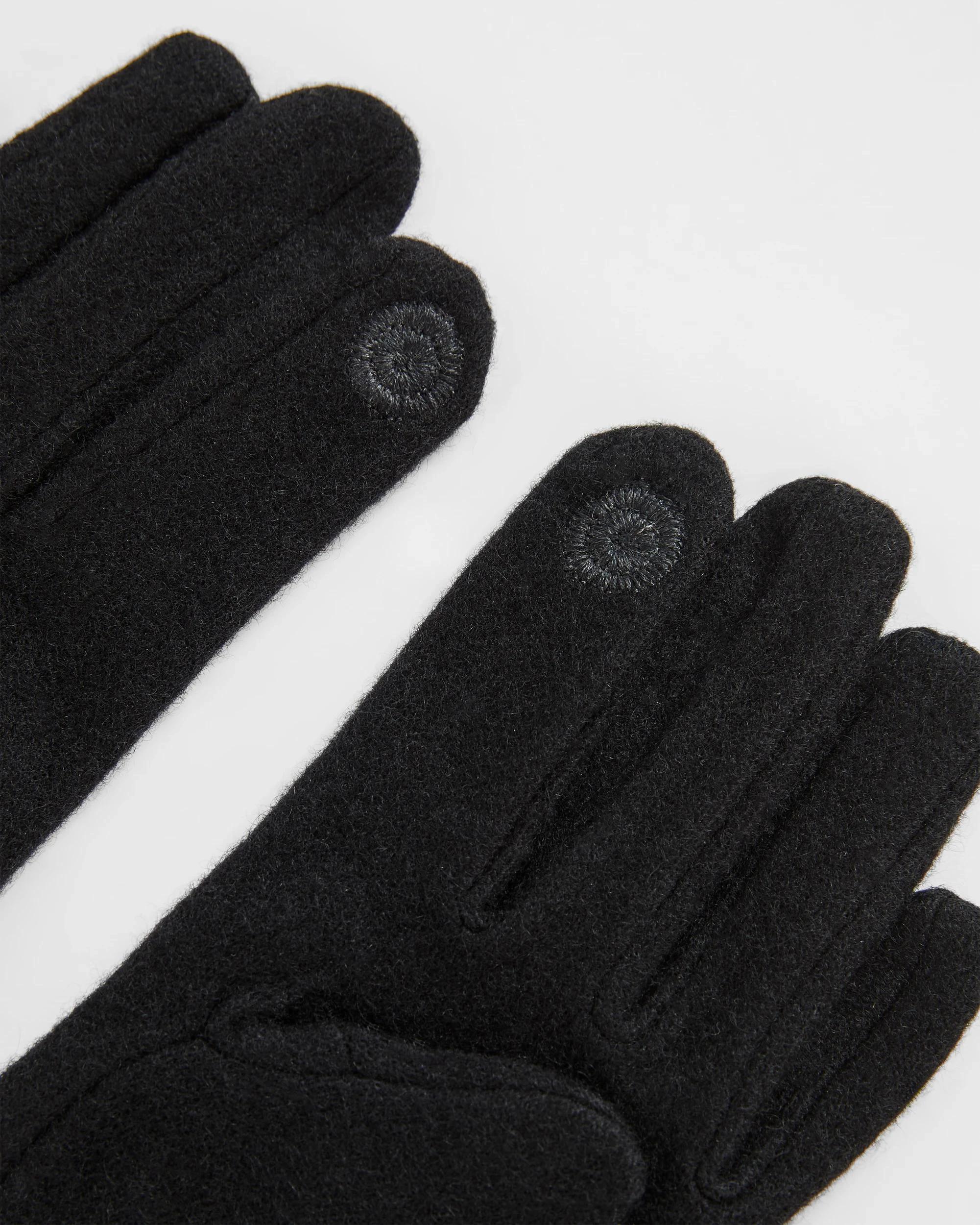 2 Target Woman Wool Blend Gloves BLACK, 2 of 2