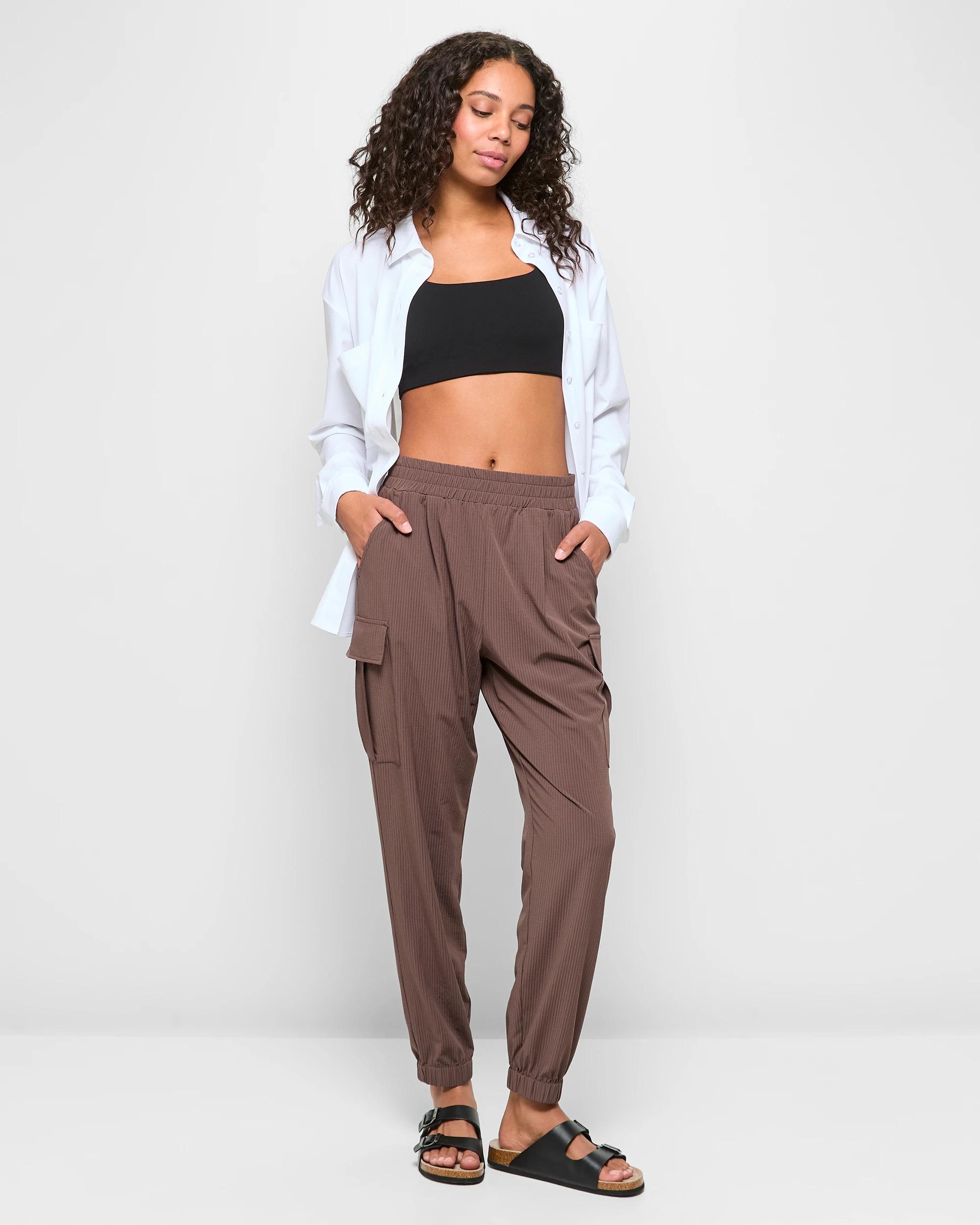 1 Target Active Woven Cargo Pants COCOA BROWN, 1 of 5