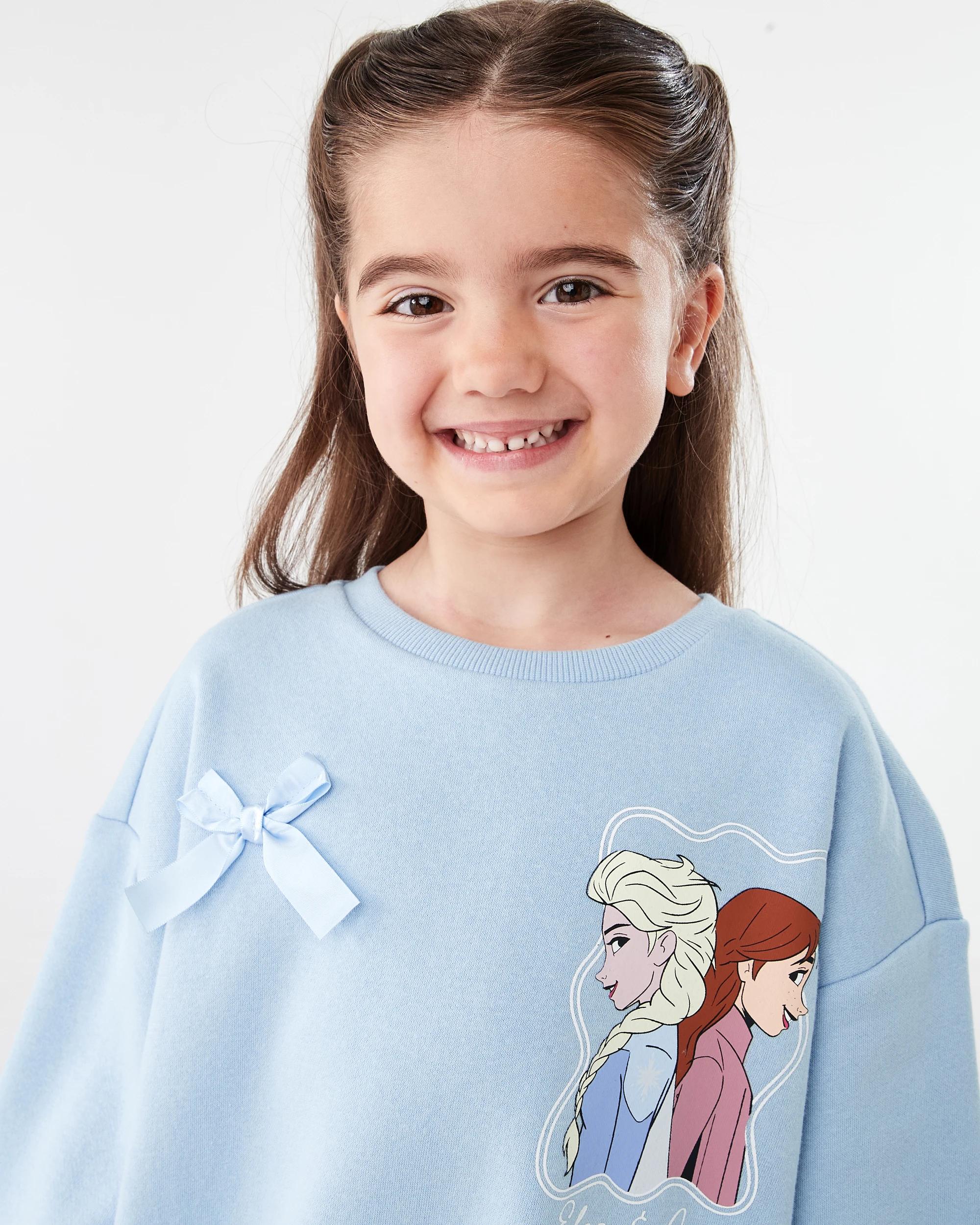 3 Frozen License Oversized Crew Neck Sweatshirt Frozen, 3 of 8