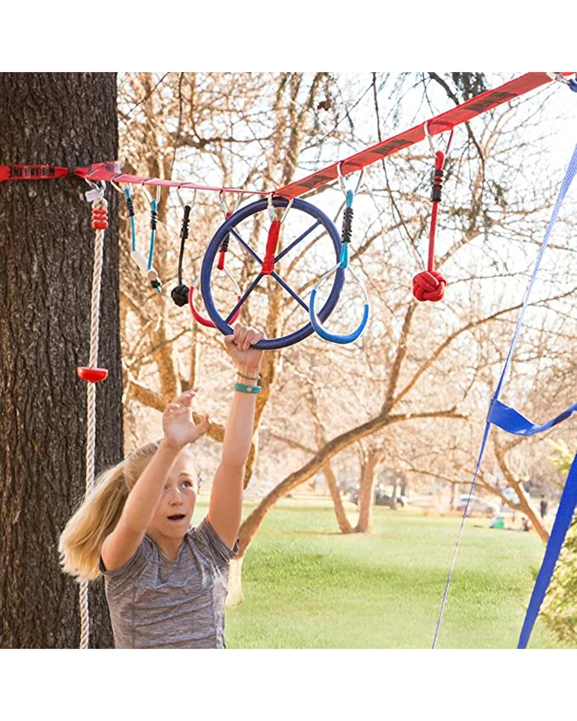 3 Slackers Ninjaline Ninja Wheel Obstacle Course Expansion, 3 of 3