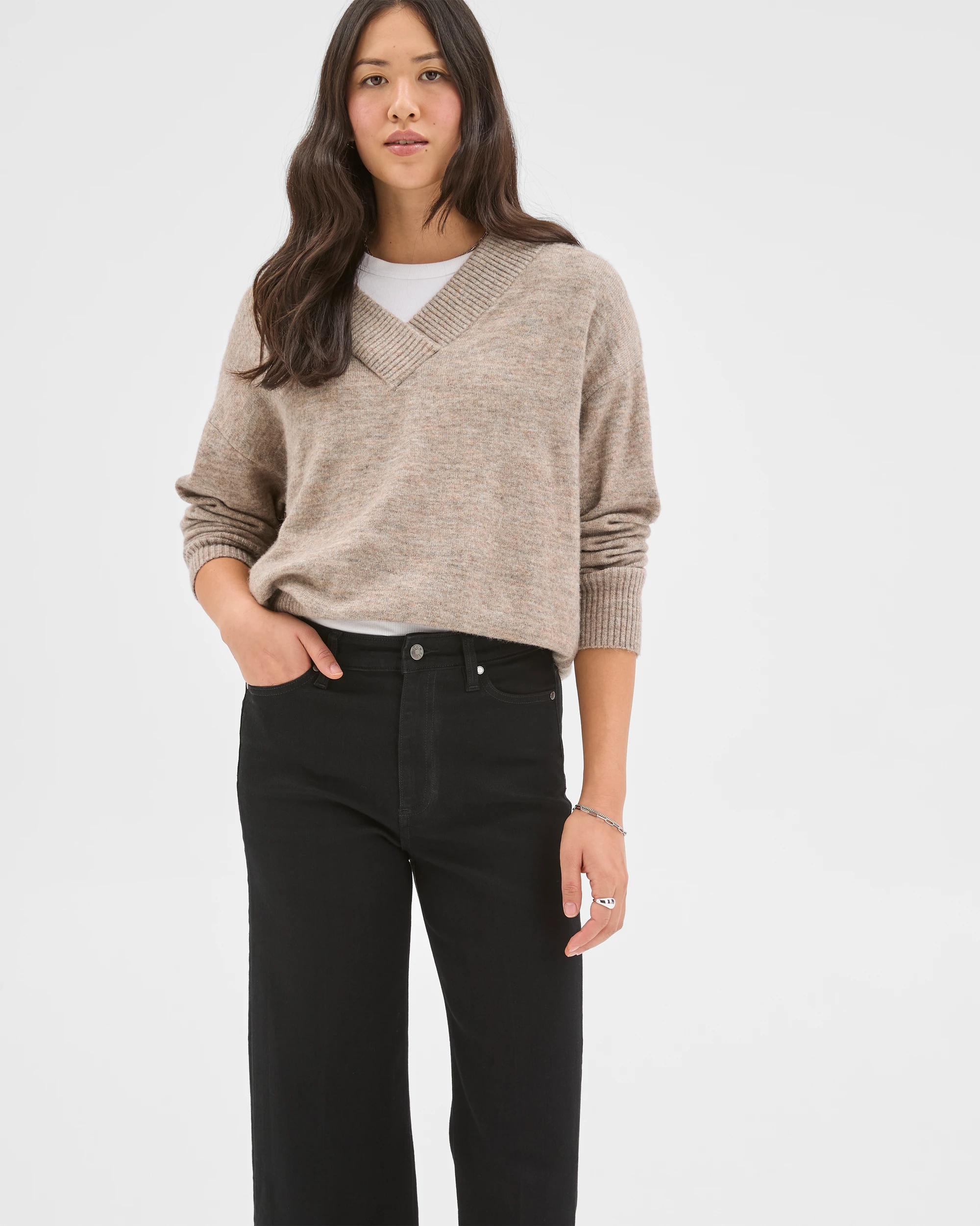 2 Target Denim Kelsey Crop Length Wide Leg Denim Jeans BLACK, 2 of 7