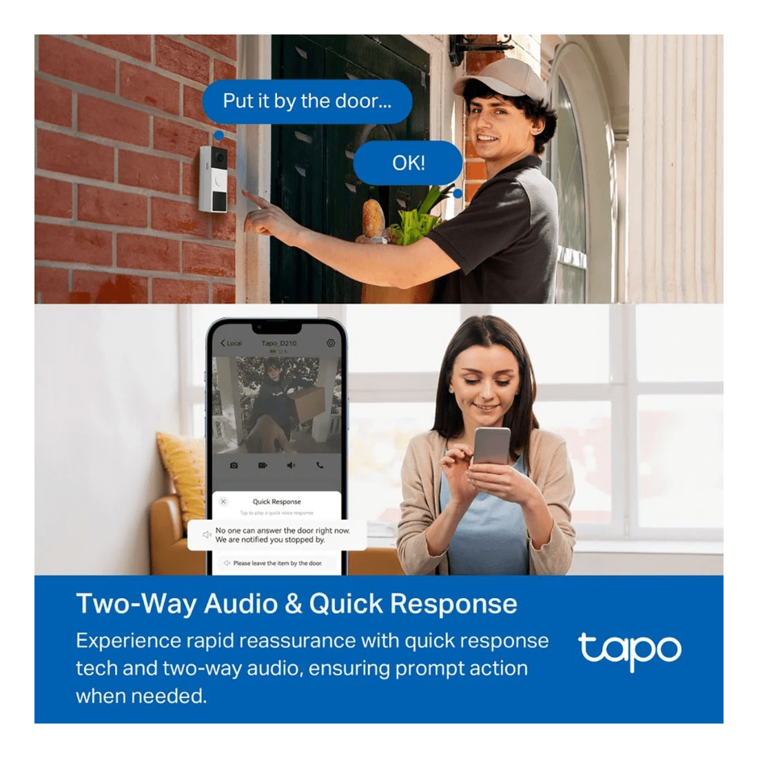 7 TP Link Tapo Video Doorbell Camera D210, 7 of 8