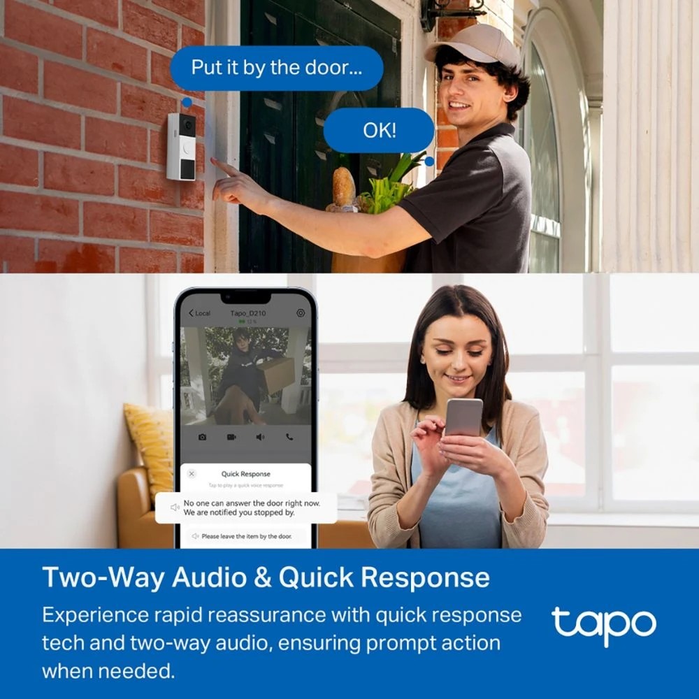 7 TP Link Tapo Video Doorbell Camera D210, 7 of 8