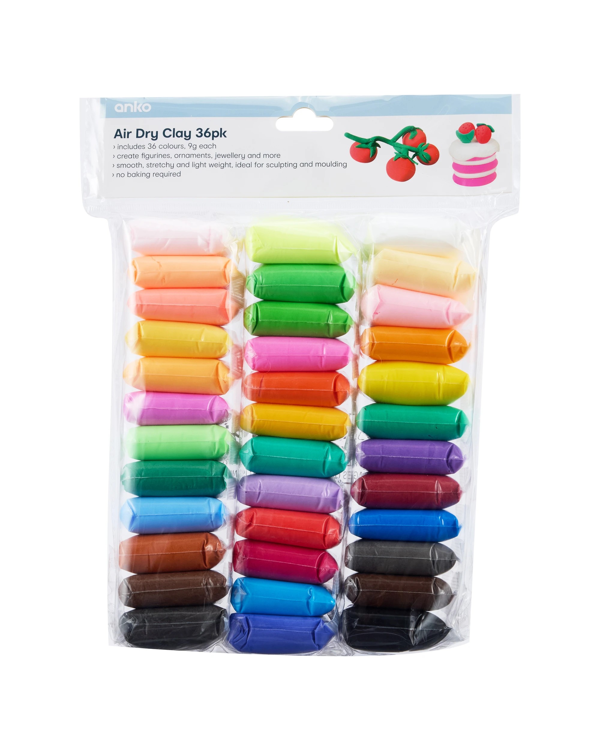 1 36 Pack Air Dry Clay, 1 of 3