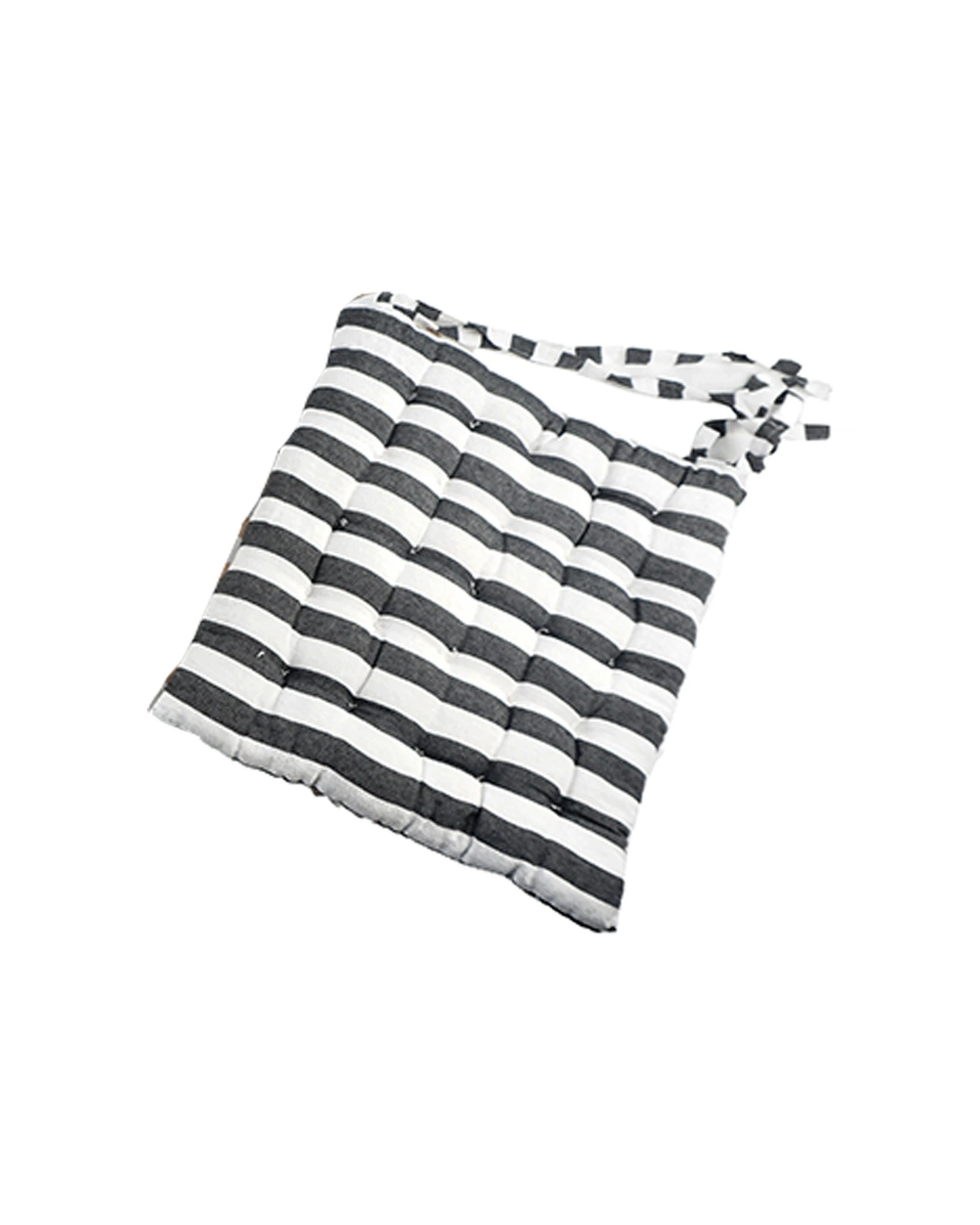 1 Unigift Chair Cushion With Ties Striped Home Decor - Multi, 1 of 2