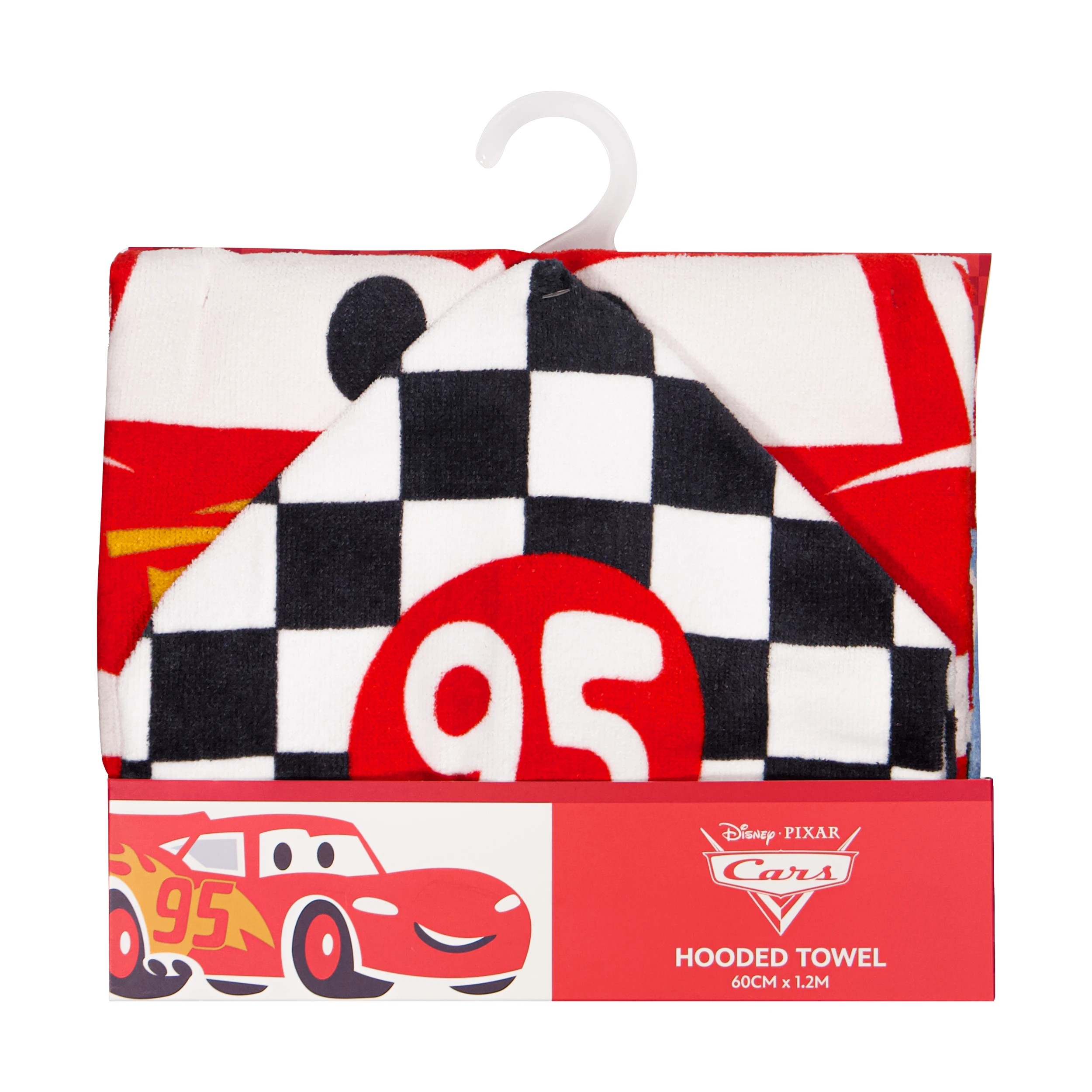 4 Disney Pixar Cars Cotton Hooded Towel, 4 of 4