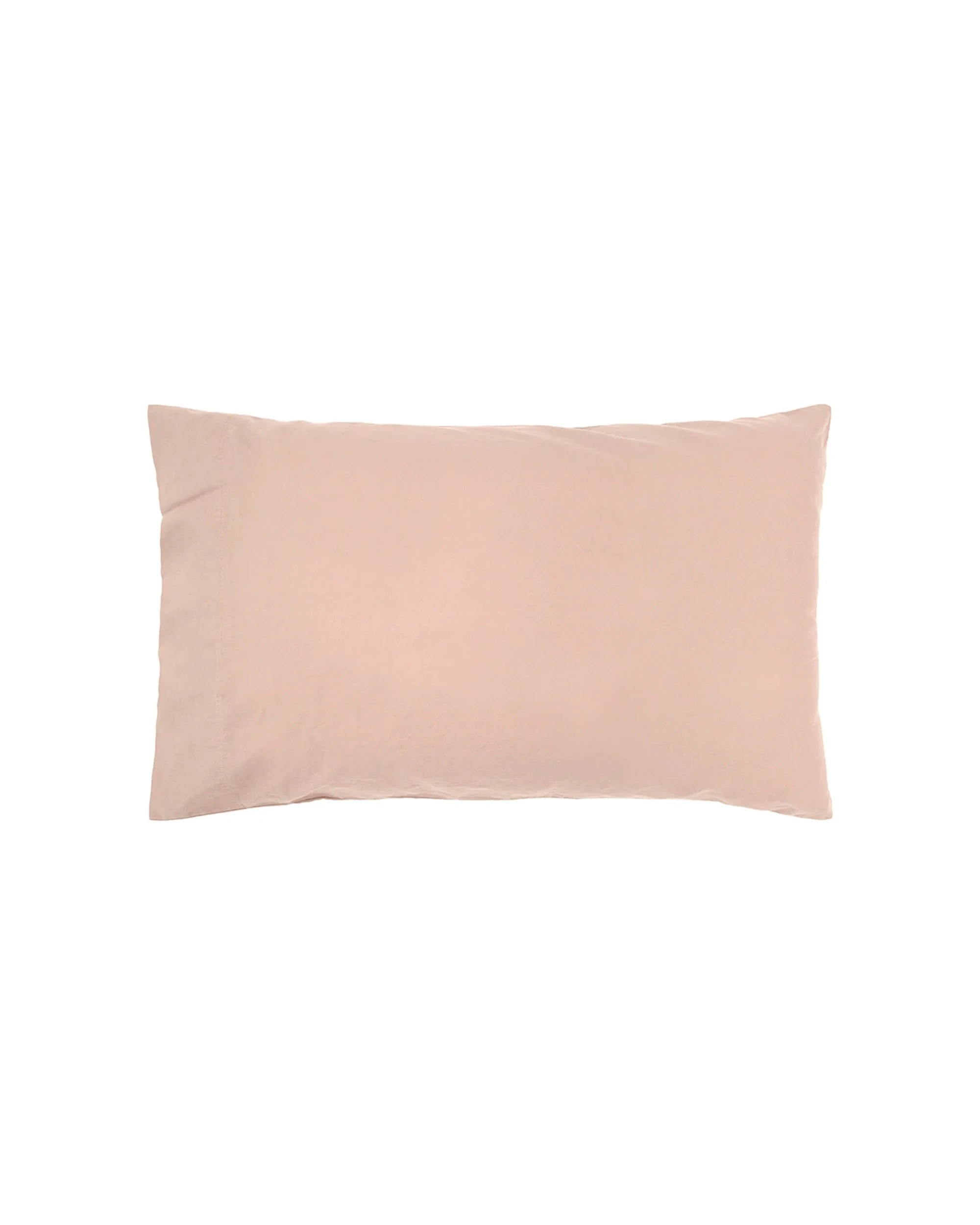 3 Bambury Temple Quilt Cover Set Organic Cotton Rosewater - Plain, 3 of 3