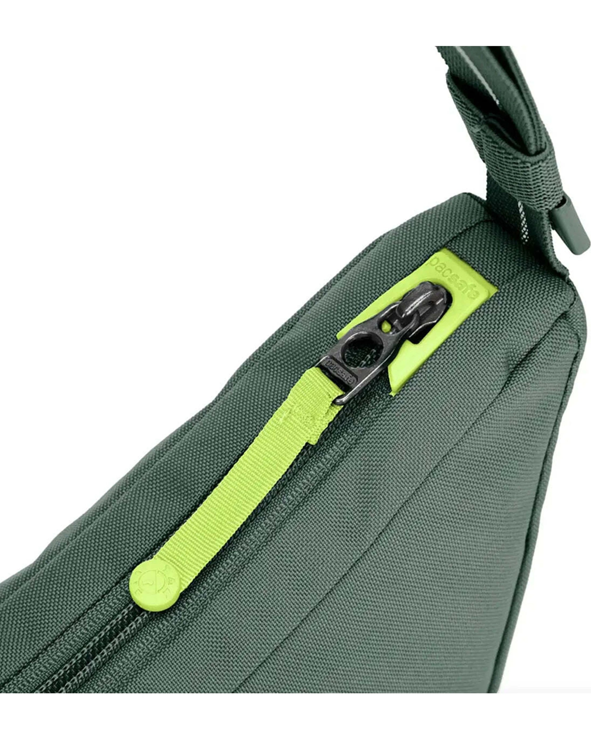 8 Pacsafe Go Anti-Theft Lunar Crossbody Bag RFID Safe TurnNLock Cut Resistant Spruce - Green, 8 of 8