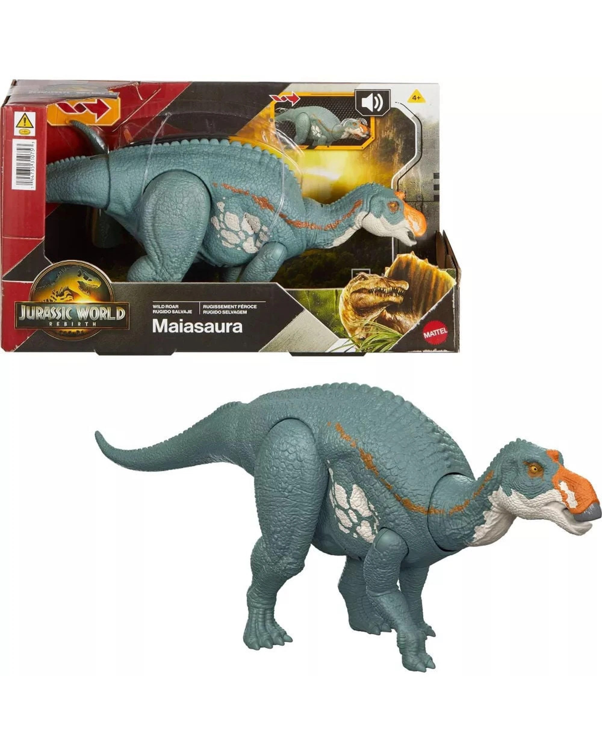 1 Jurassic World Rebirth Wild Roar Maiasaura Toy, 1 of 5