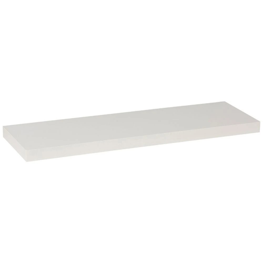 1 Horsen Floating Shelf 800mm White Shelves Home Office Storage, 1 of 4
