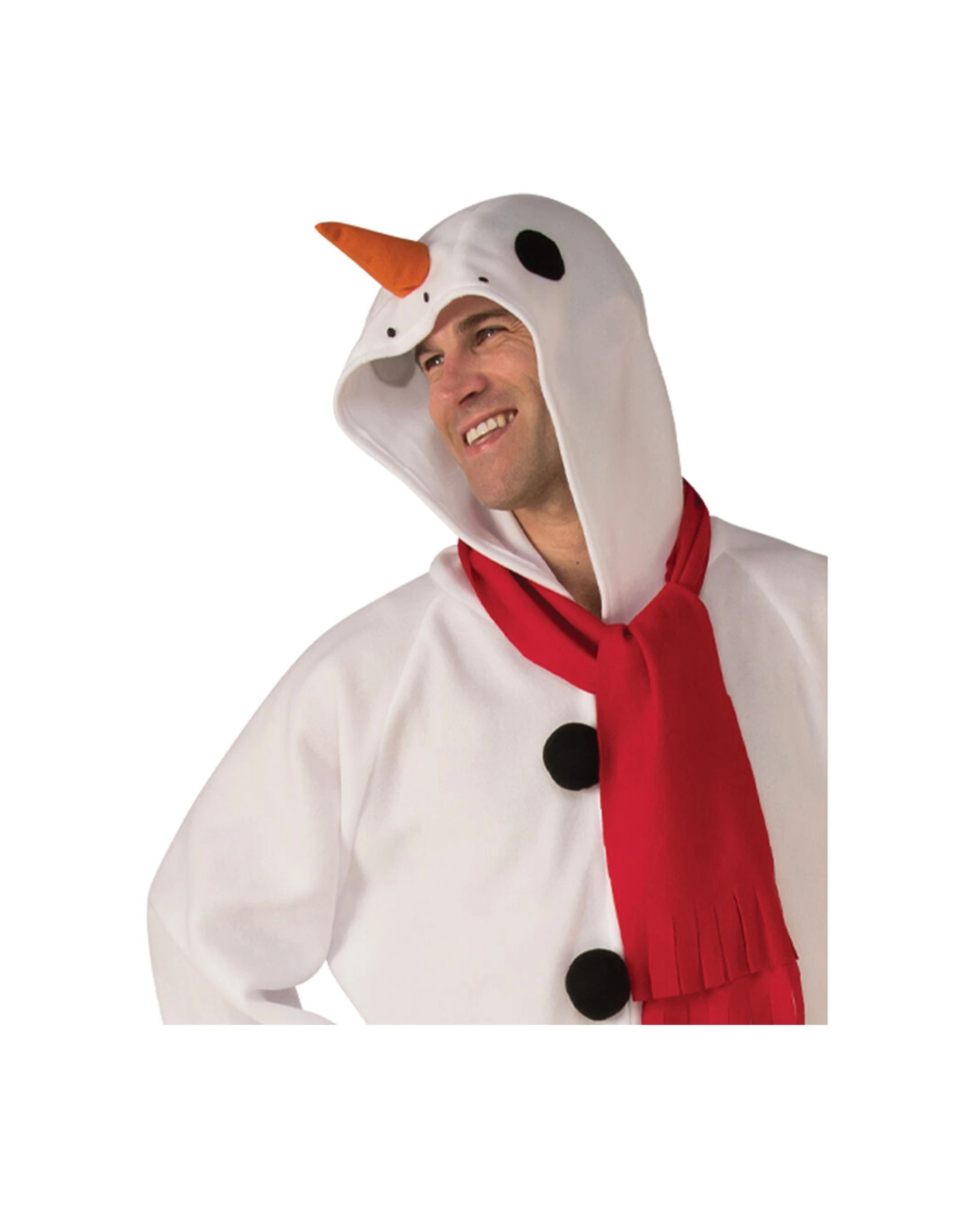1 Rubies Snowman Onesie Jumpsuit Unisex Dress Up Costume Size S - Multi, 1 of 3