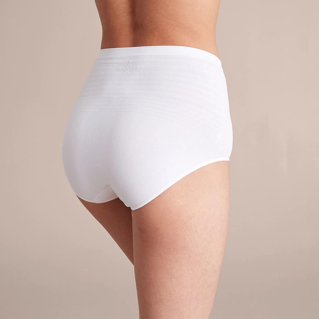 3 Target 2 Pack Matte And Shine Seamfree Full Briefs WHITE, 3 of 4