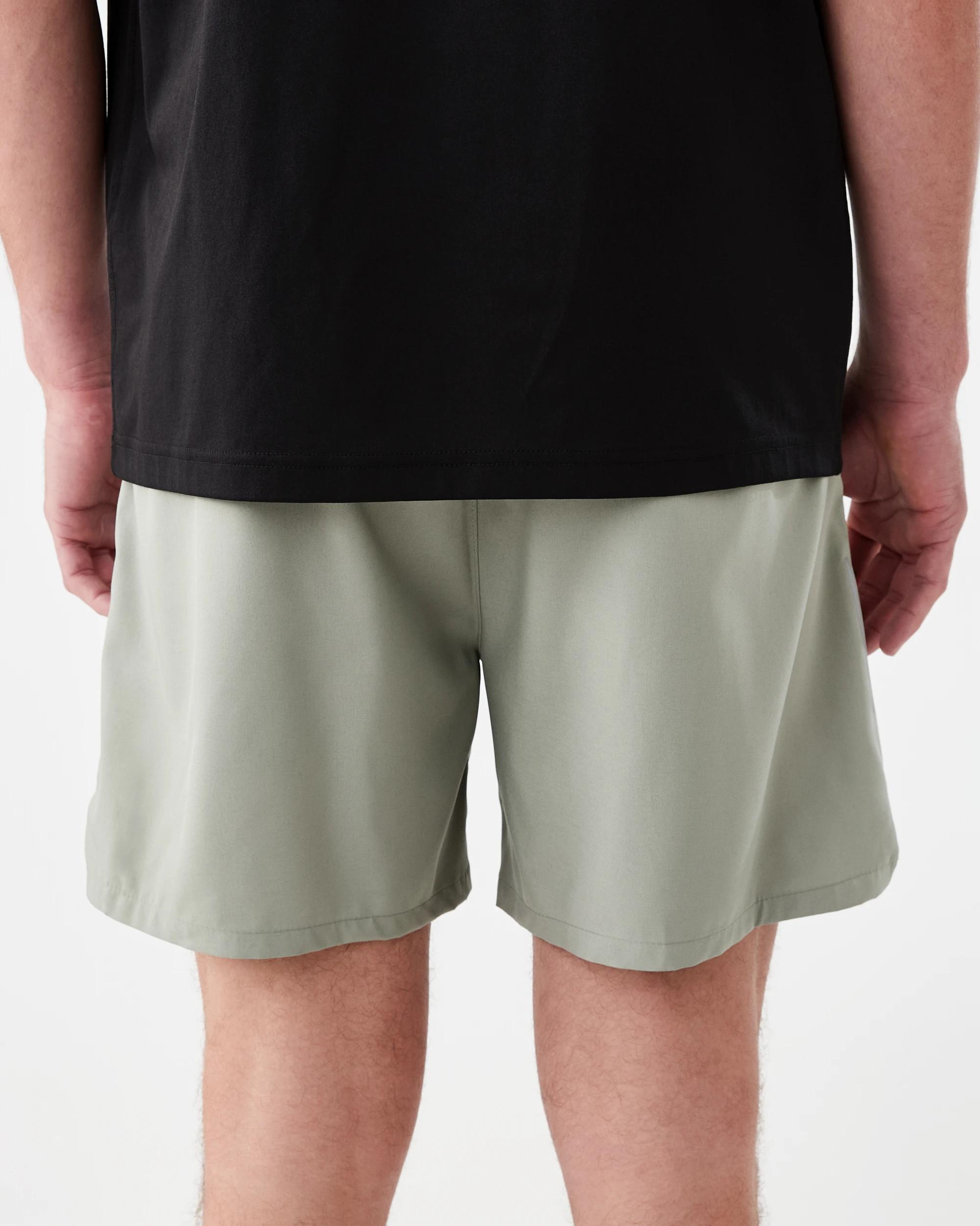 3 Active Mens Woven Stretch Shorts Rhino Grn, 3 of 8